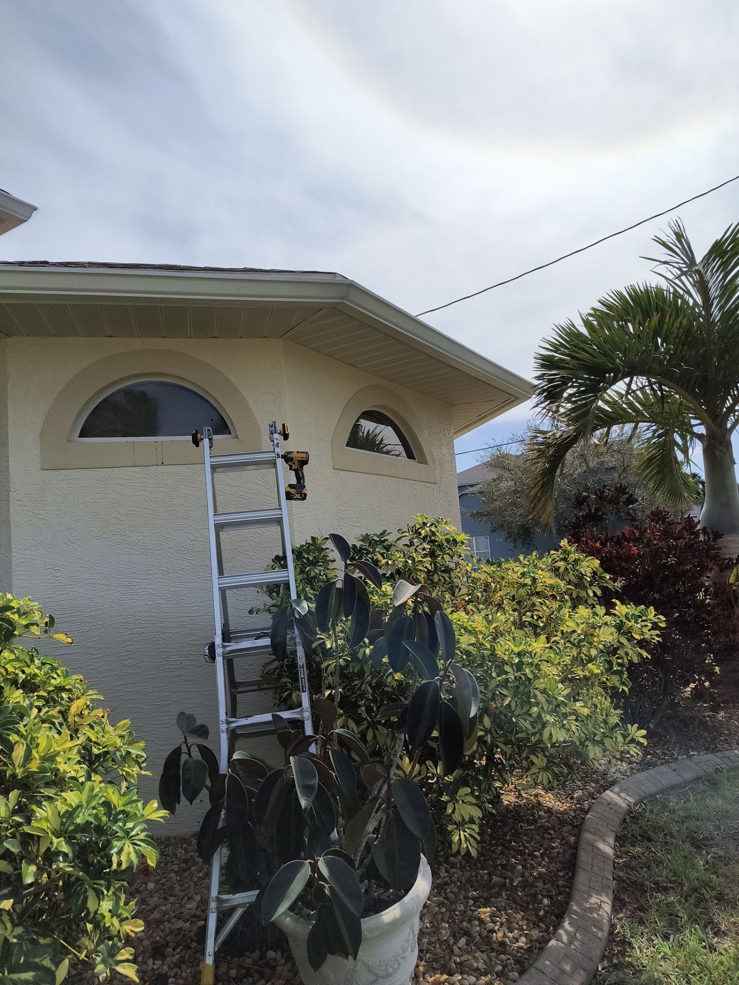Gutter Installation Wedge in Cape Coral FL by Gutter Professors