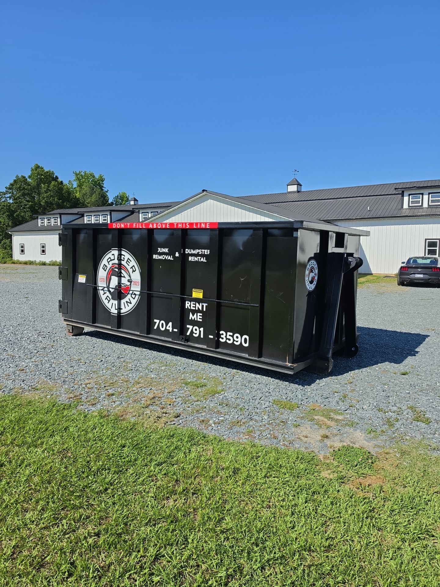 Dumpster Rental Waxhaw by Badger Hauling
