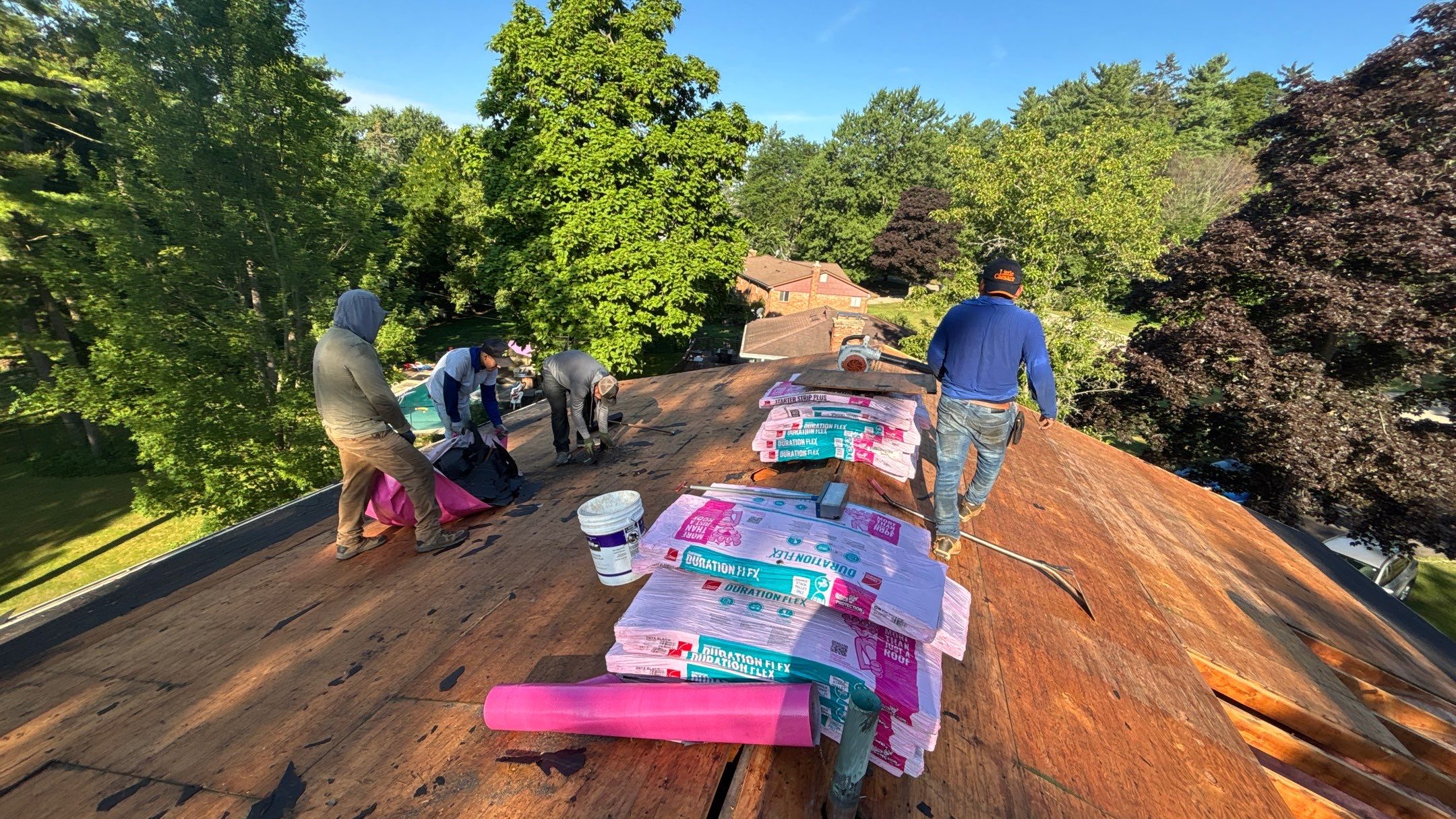 Roof Replacement using Owens Corning Onyx Black by 180 Contractors