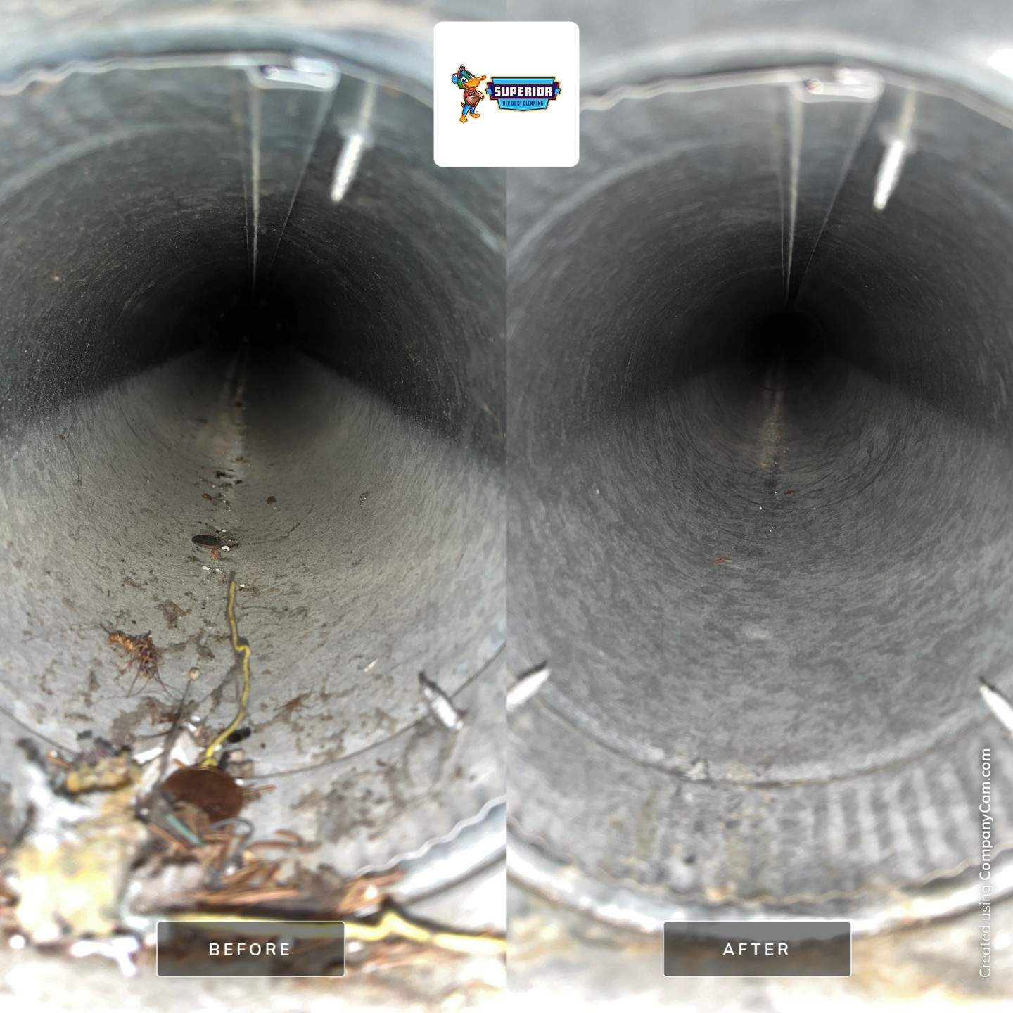 Air Duct Cleaning With a Vacuum Truck in Canfield, OH by Superior Air Duct Cleaning