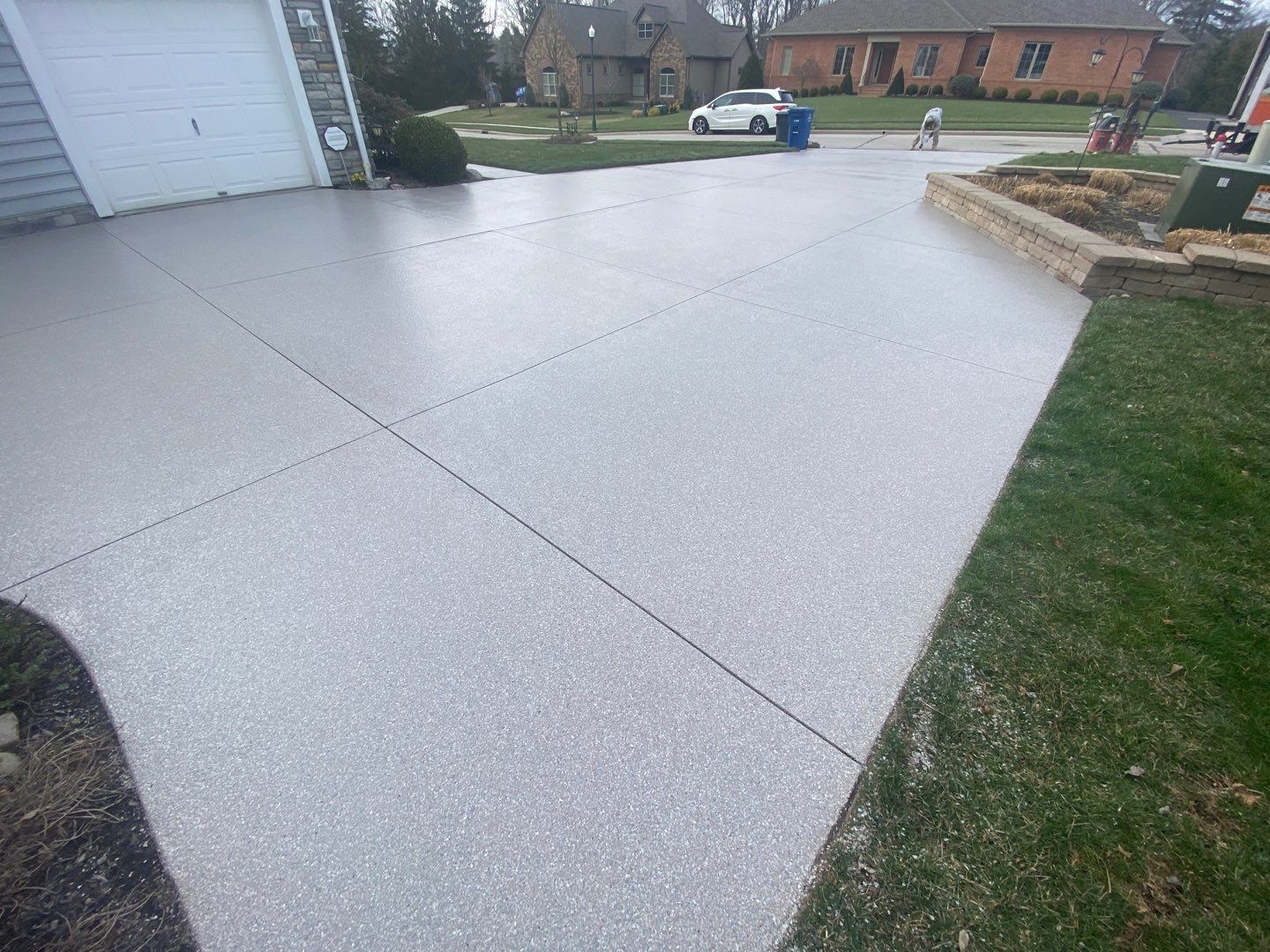 Driveway Installation using Fieldstone by Your1DayFloor.com
