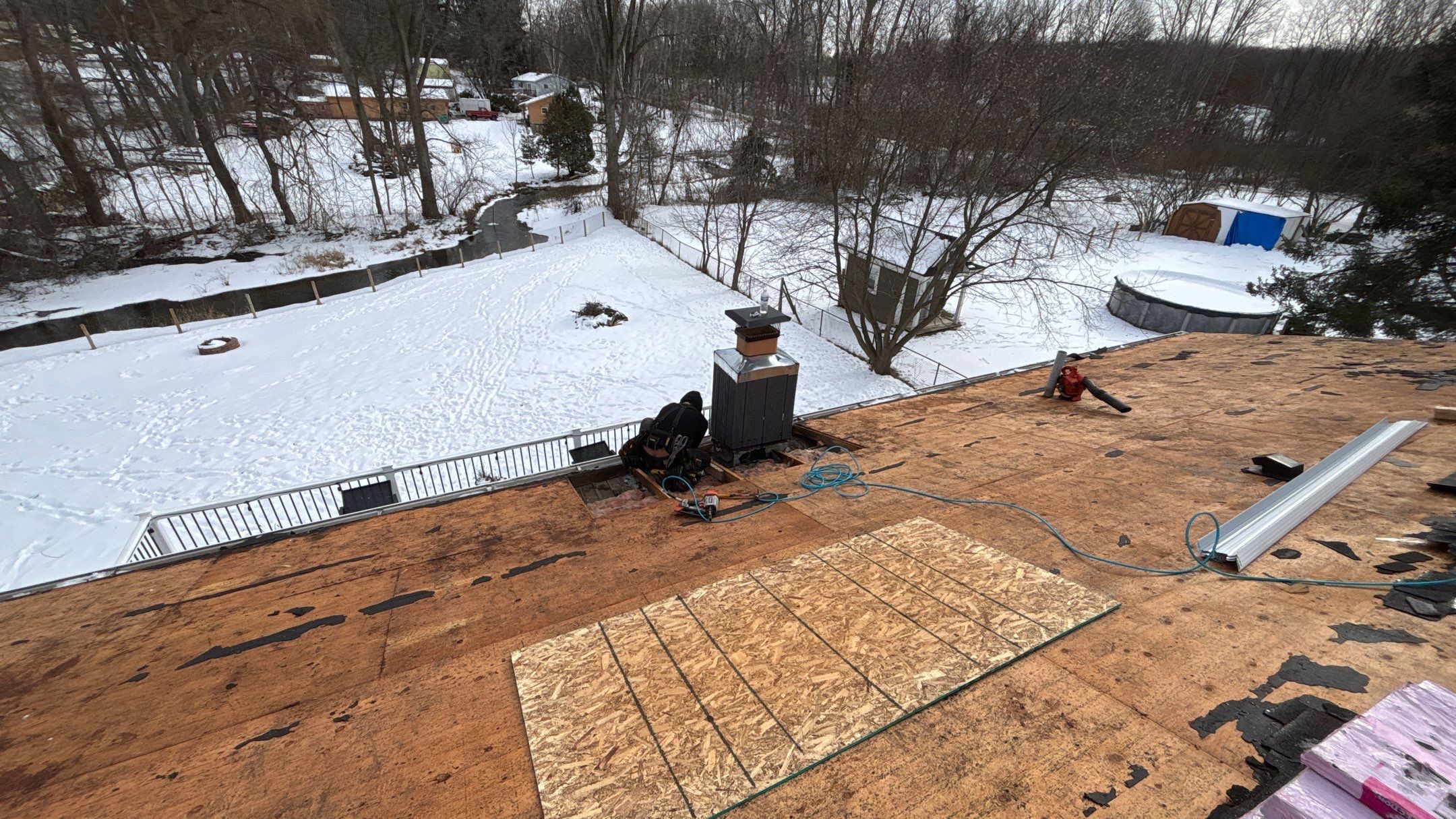 Roof Replacement using Owens Corning Duration Shingle by 180 Contractors
