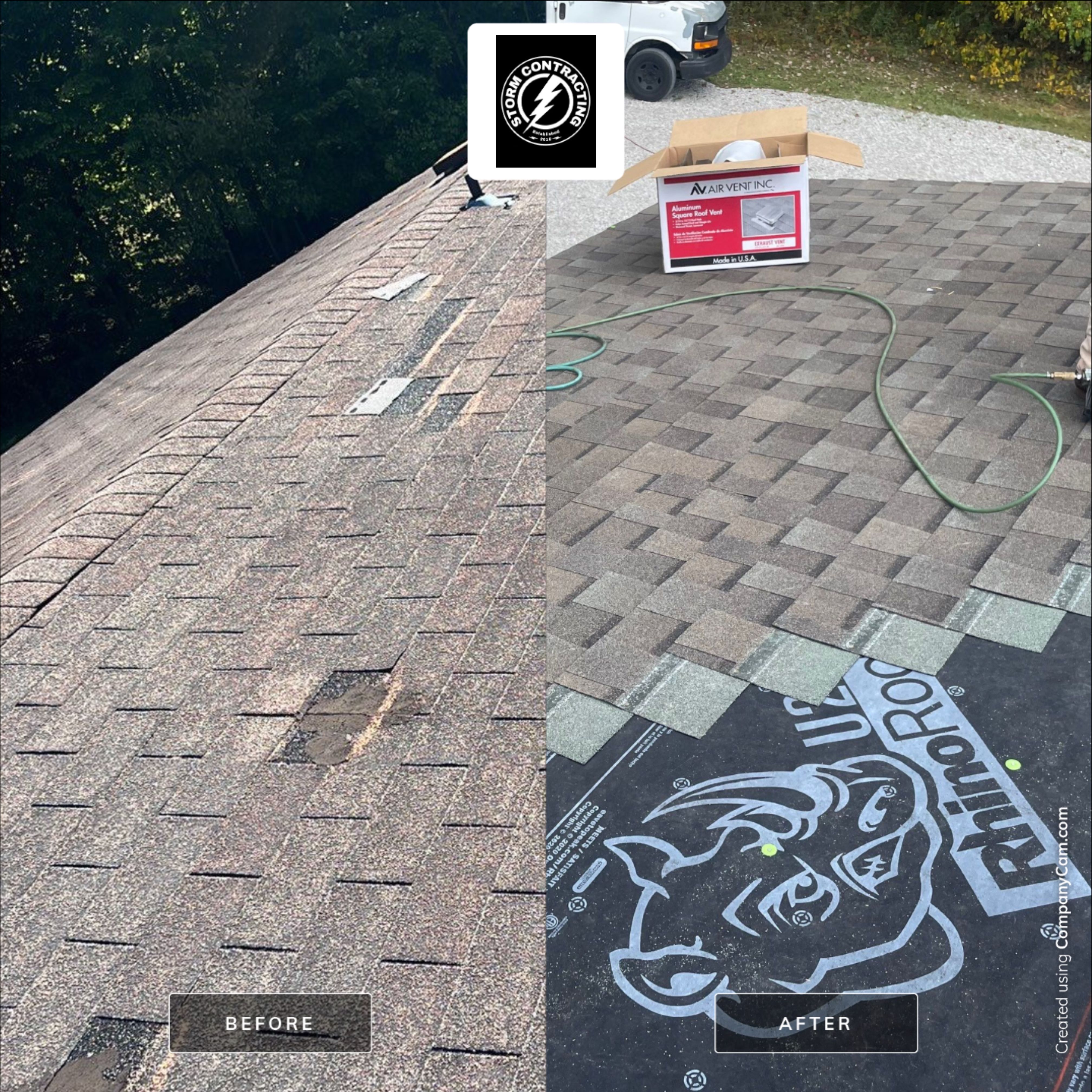 Residential Roofing Installation using Tamko Titan  by Storm Contracting 