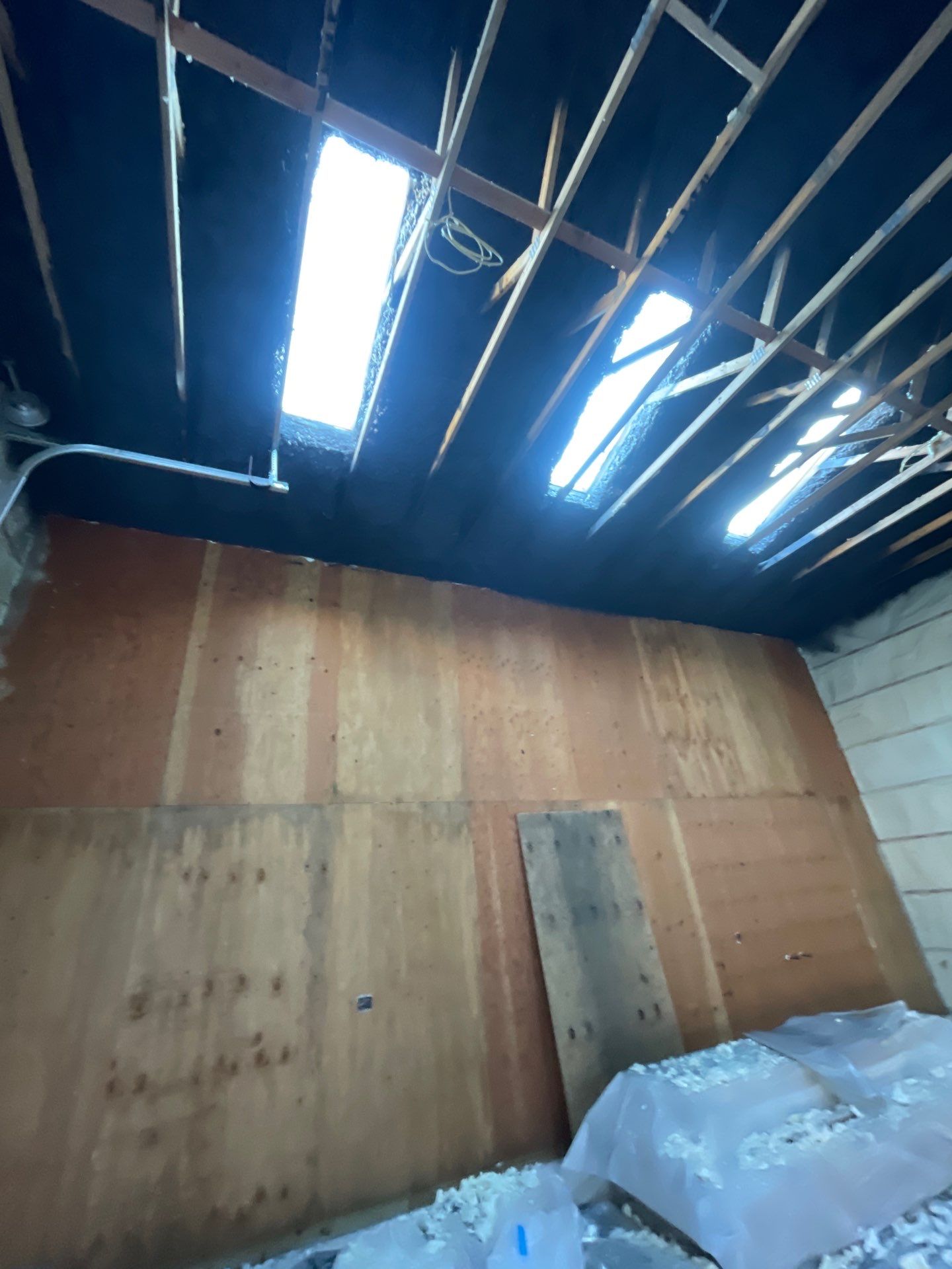 Open Cell Spray Foam to a Pole Barn by NYS Foam & Energy