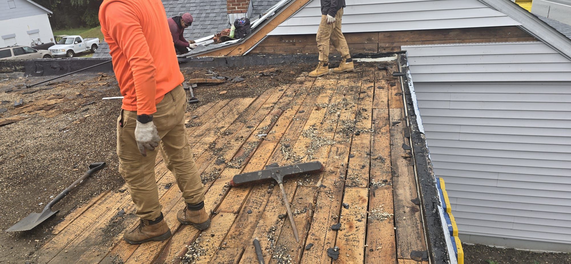 Roof Installation using Silicone APP Elevate Coating by ExteriorPros