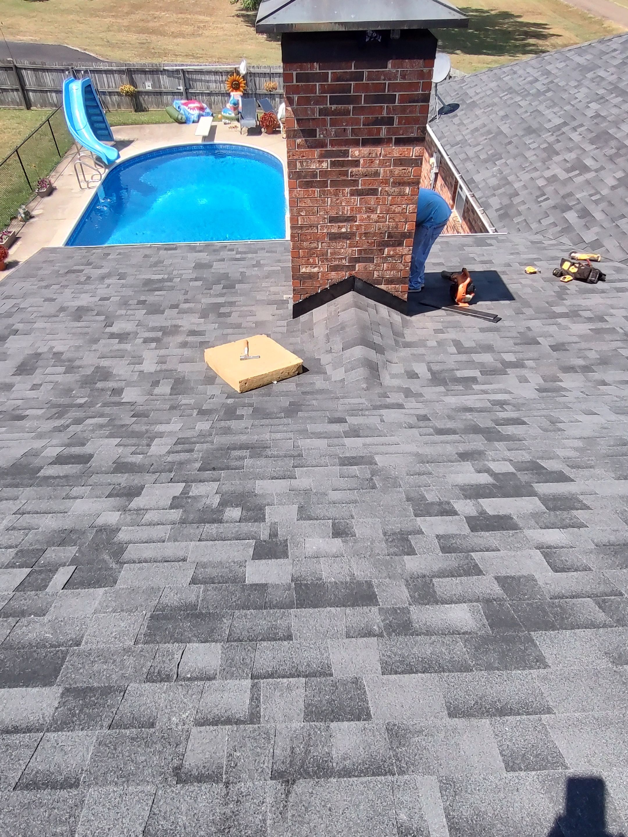 Residential Roofing Repair using Malarkey Vista: Midnight Black by Hostetler Roofing
