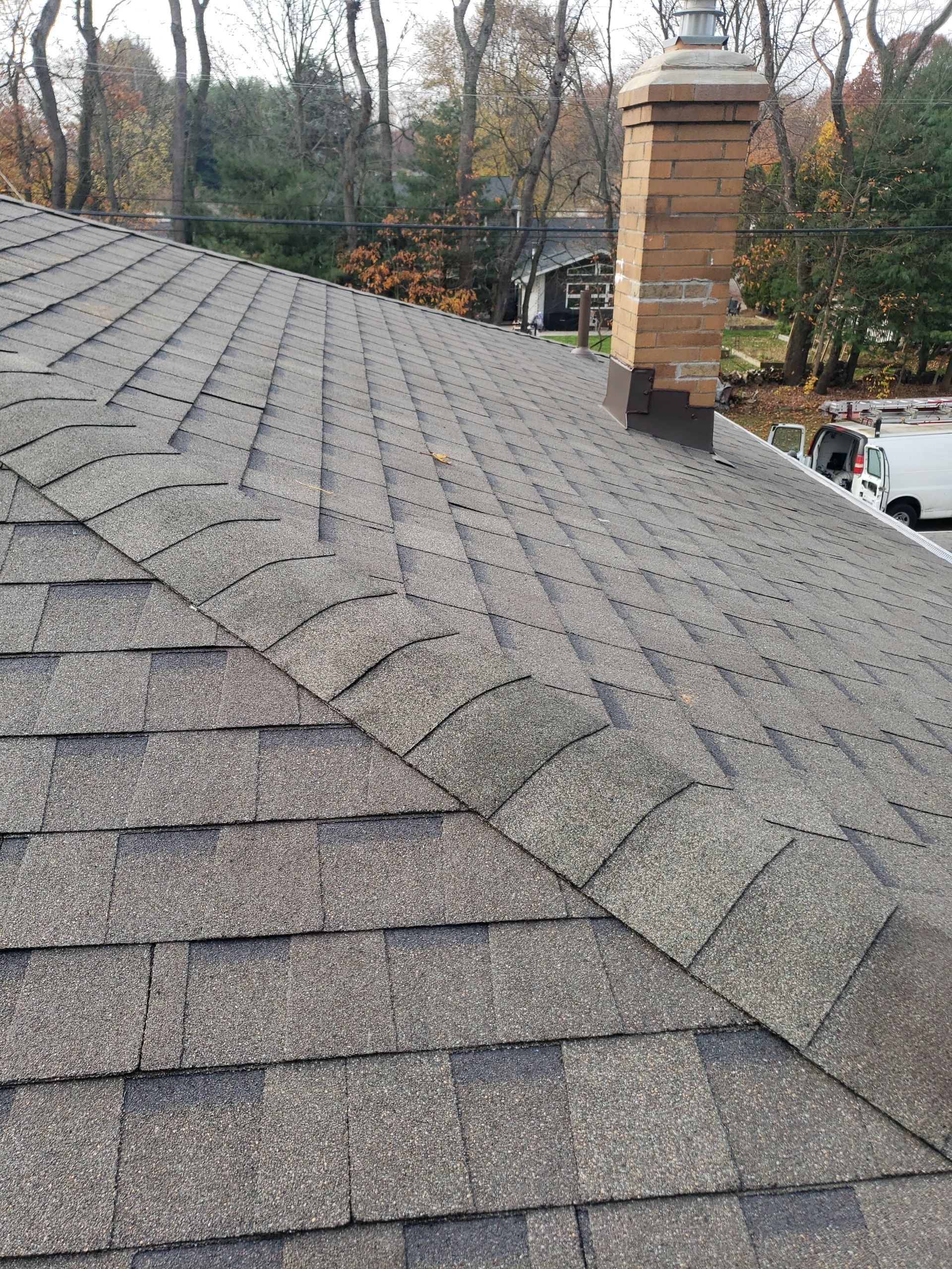 ATLAS PINNACLE COLOR: PRISTINE SCOTCHGARD WEATHERED DRIP EDGE: MUSKET BROWN by Eagle Eye Roofing