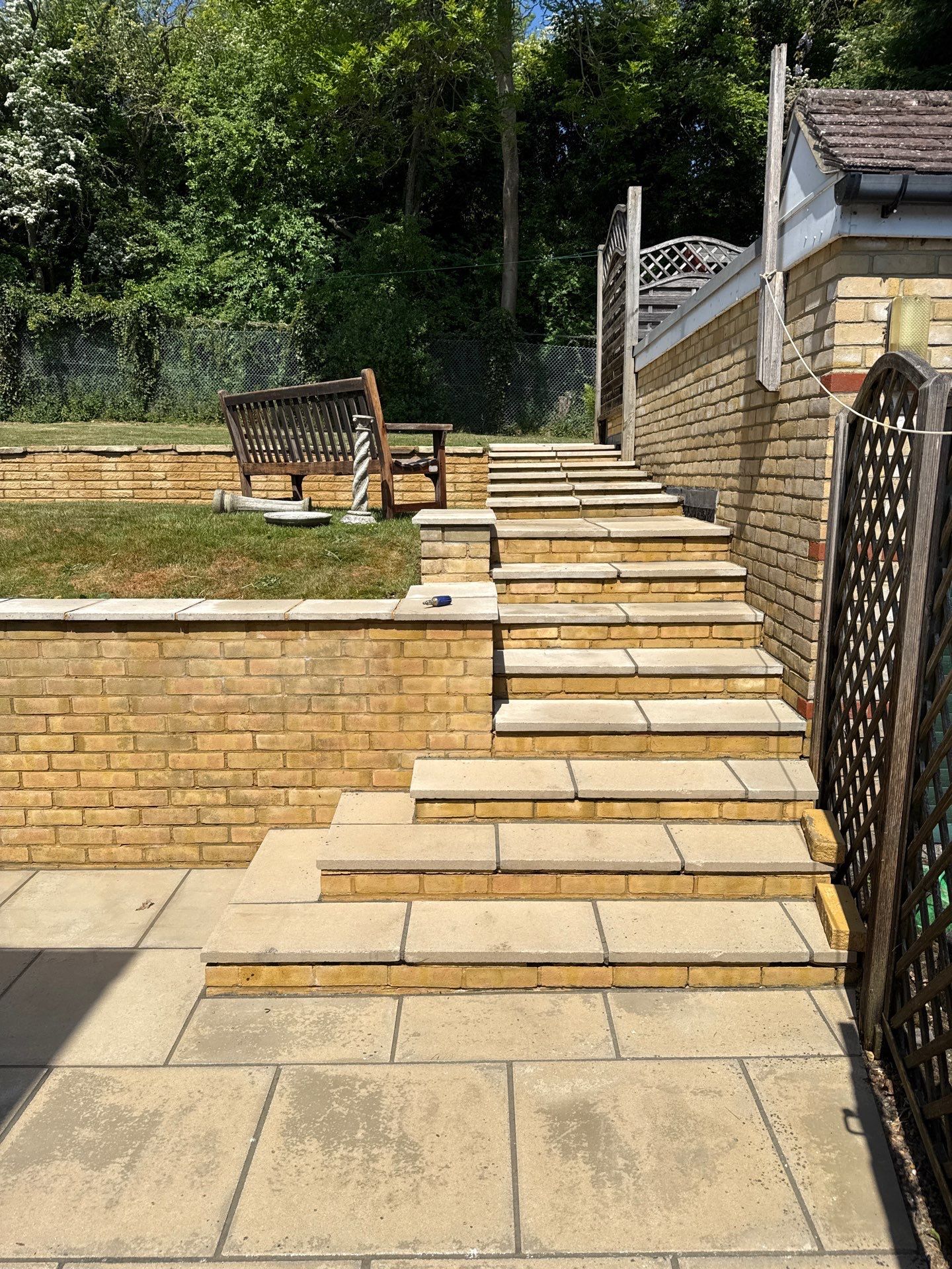 Patio and Render Clean using Honda 21lt High Pressure Machine by Ges Exterior Cleaning ltd