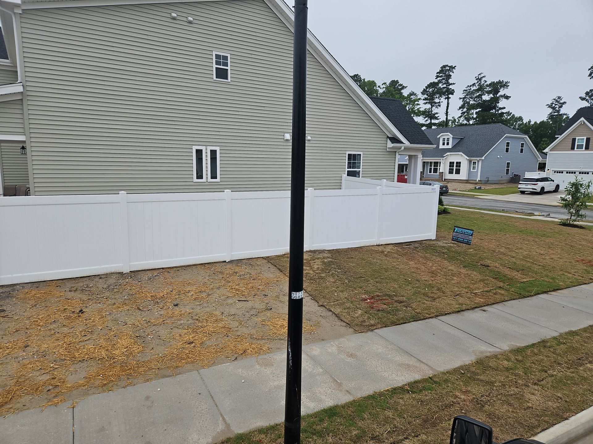 Clean Lines. Lasting Strength. by Tidewater Fence