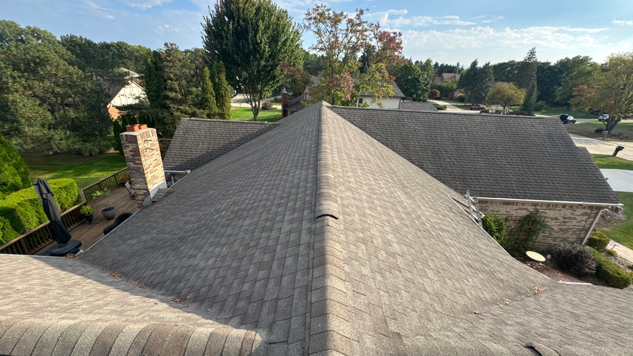 Roof Replacement using Owens Corning Teak by 180 Contractors