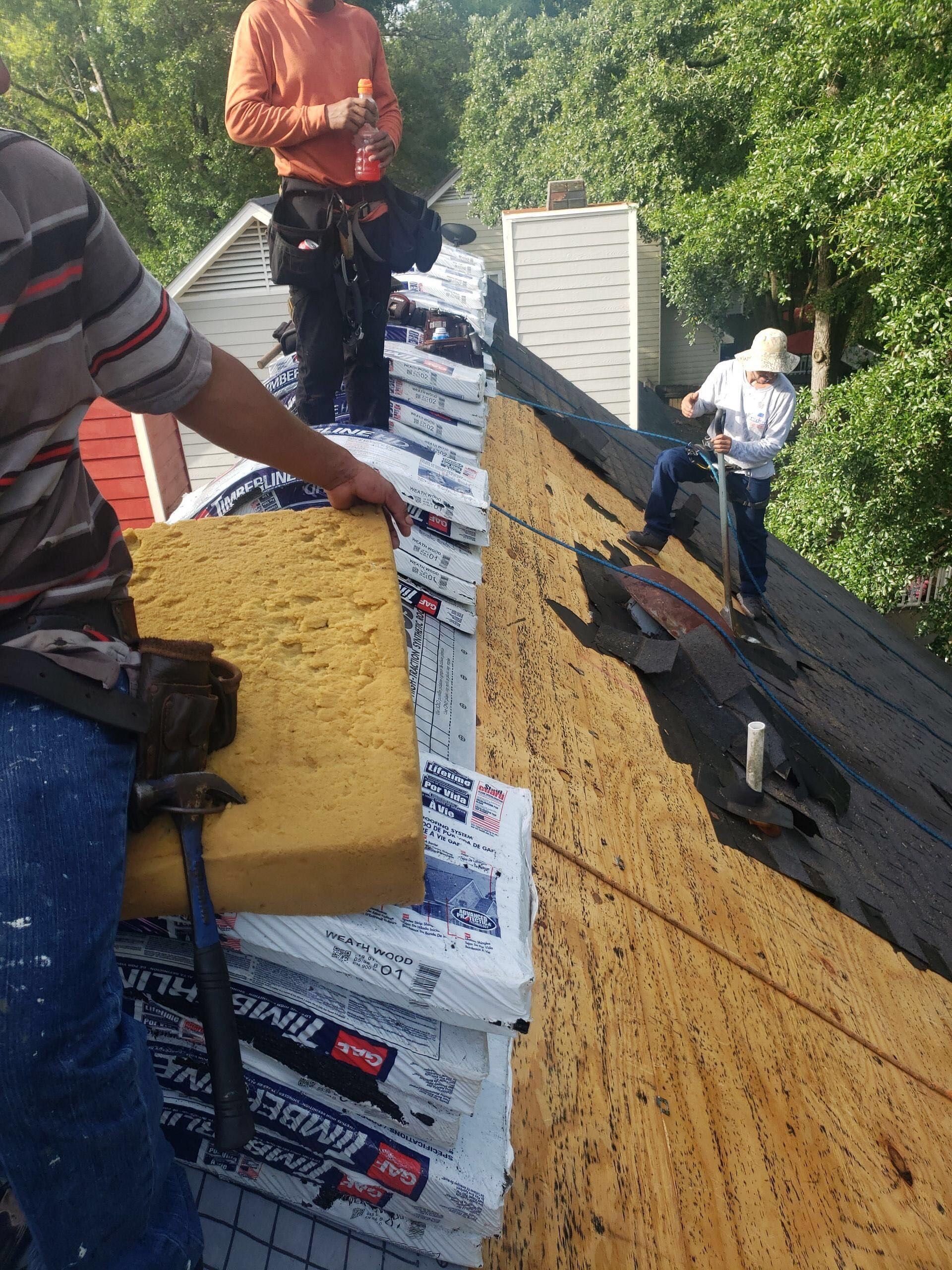 Residential Roofing Installation using Roof Replacement by American Roofing & Construction LLC