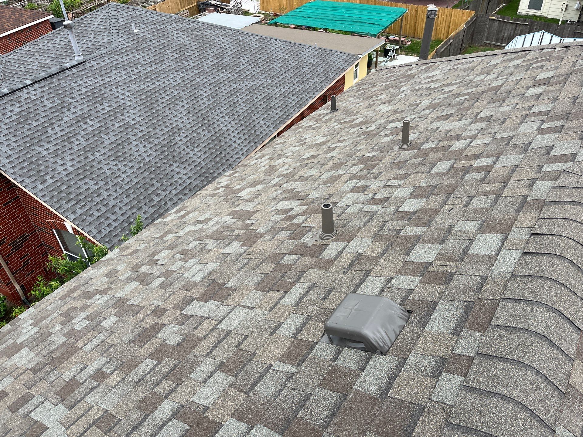 Residential Roofing Installation using Owen's Corning Duration (Lifetime) Shingles by Roof Repair Company
