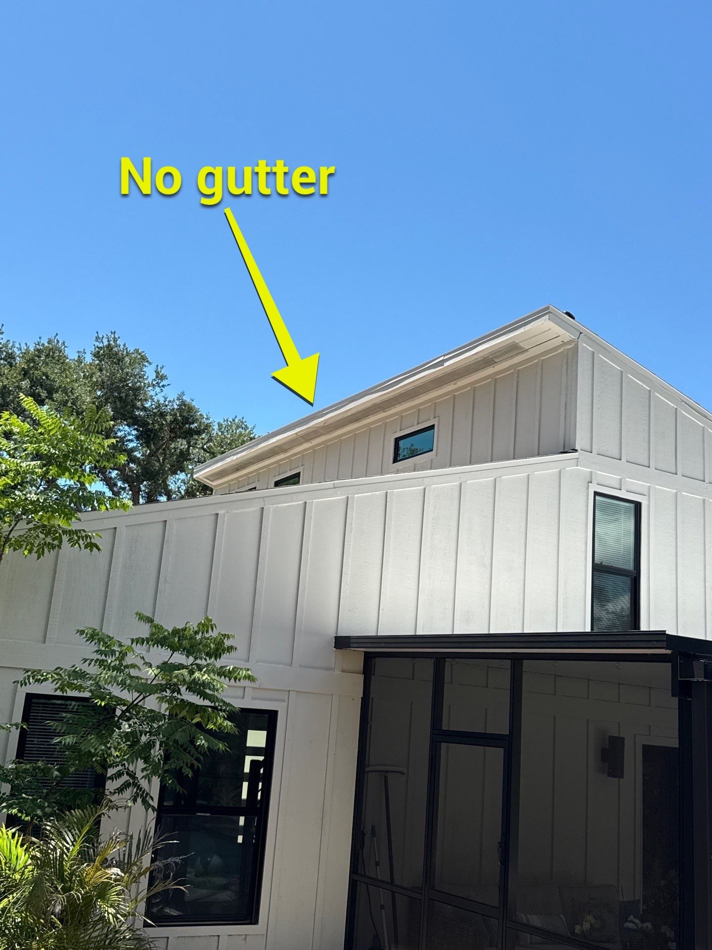 6 Inch Seamless Gutters using black seamless gutters in Sarasota FL by Gutter Professors