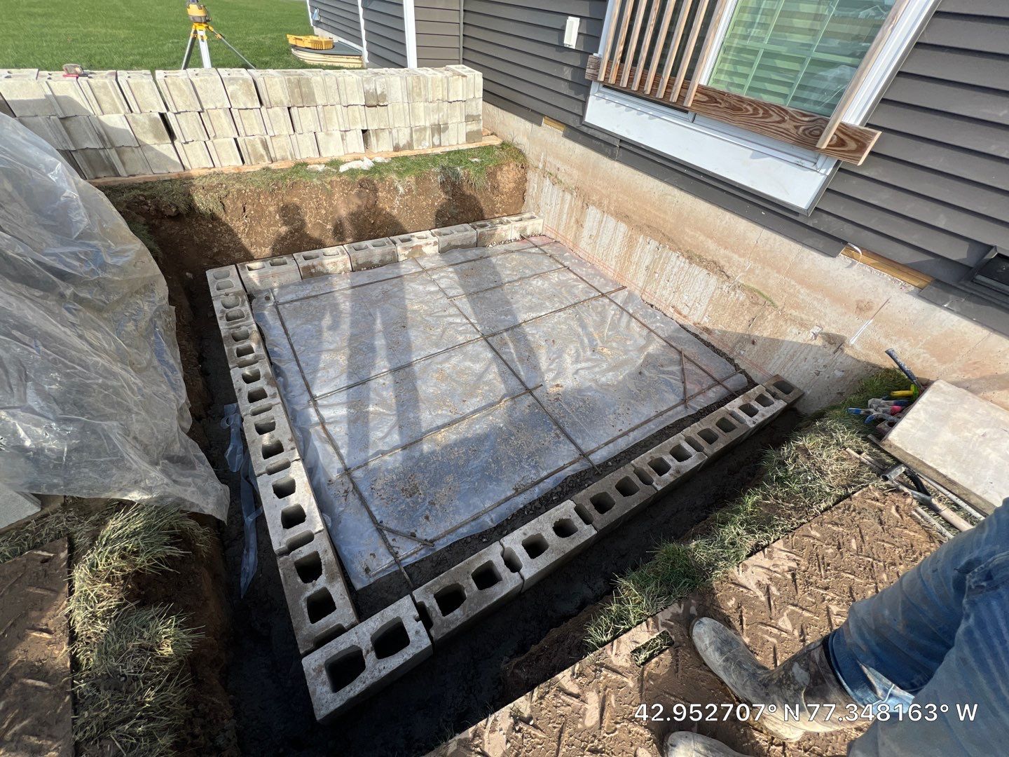 Block Foundation Addition by NG Masonry & Construction LLC