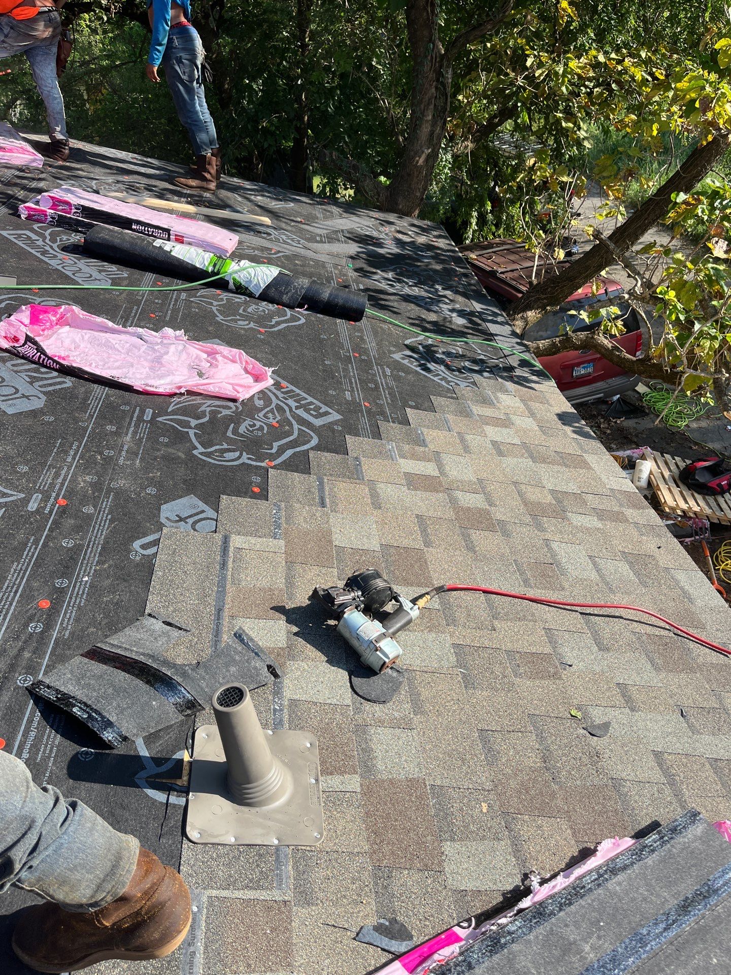 Residential Roofing Repair using Owen's Corning Duration (Lifetime) Shingles by Roof Repair Services LLC
