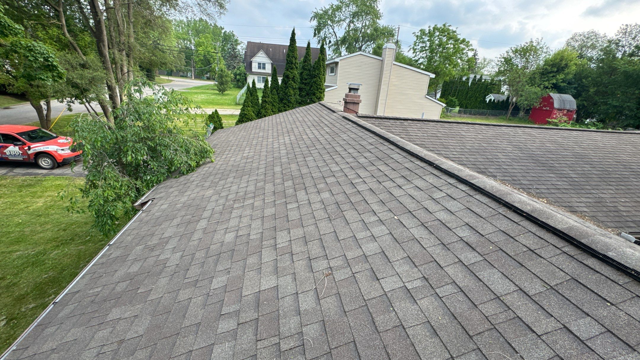 Roof Replacement using Owens Corning Summer Harvest by 180 Contractors