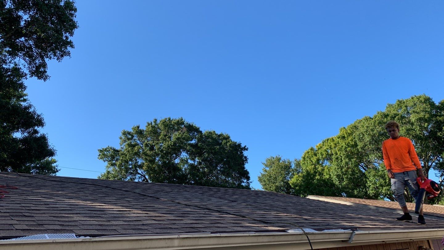 Residential Roofing Installation using GAF HDZ Shingles by Protek Roofing Heating Air & Solar