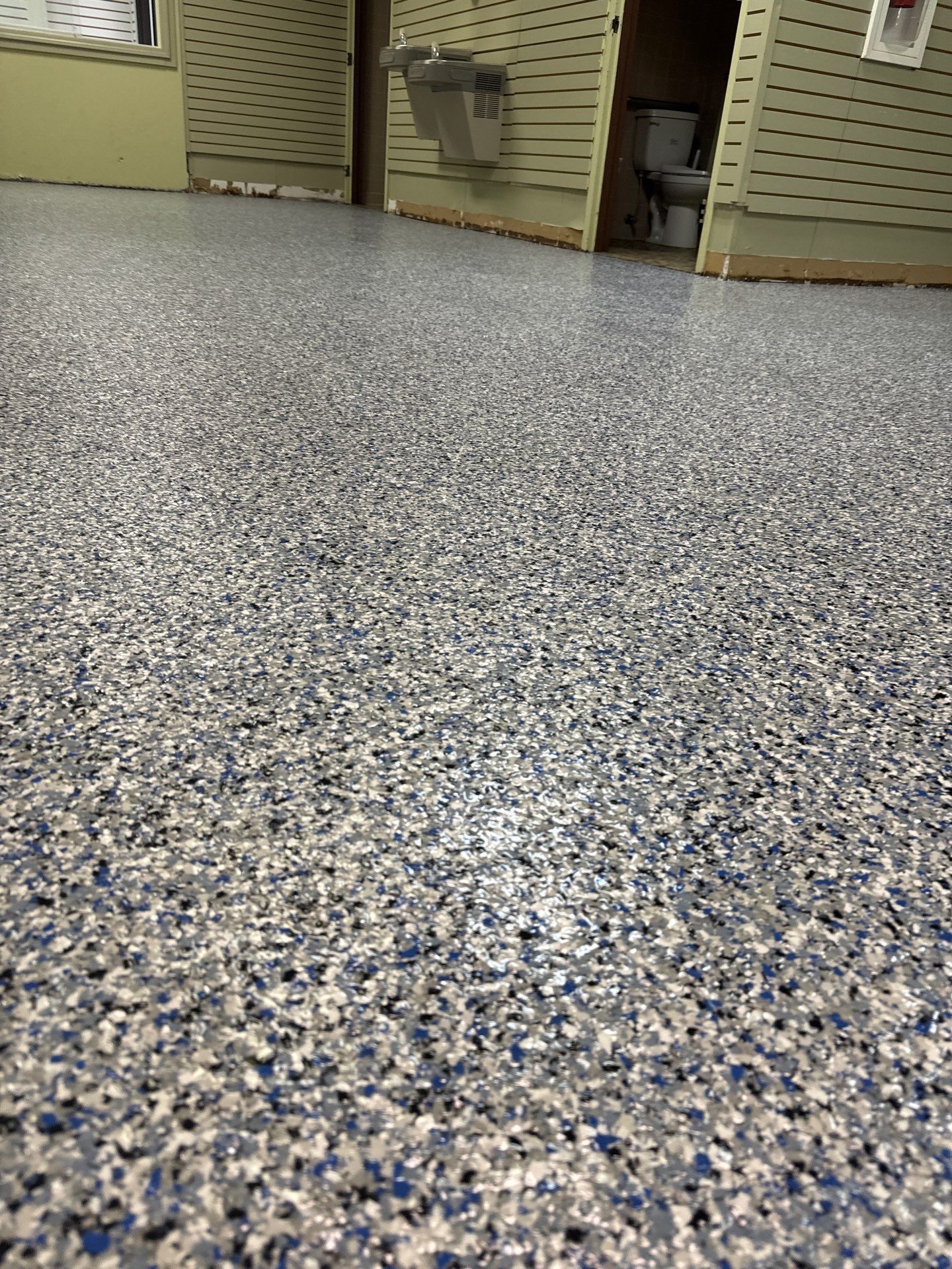 Exterior color change and Epoxy floor. by Gordon Painting