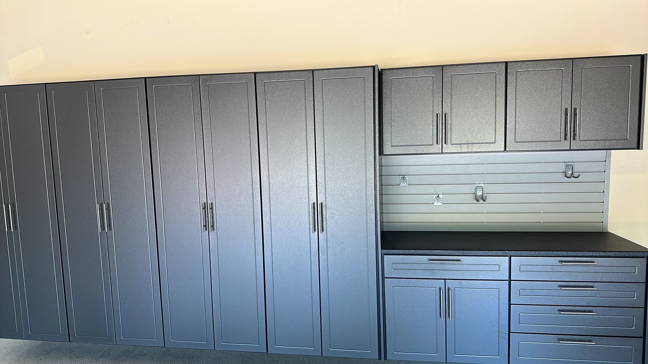 Tom D. transformed his garage with cabinets by Banner Garage