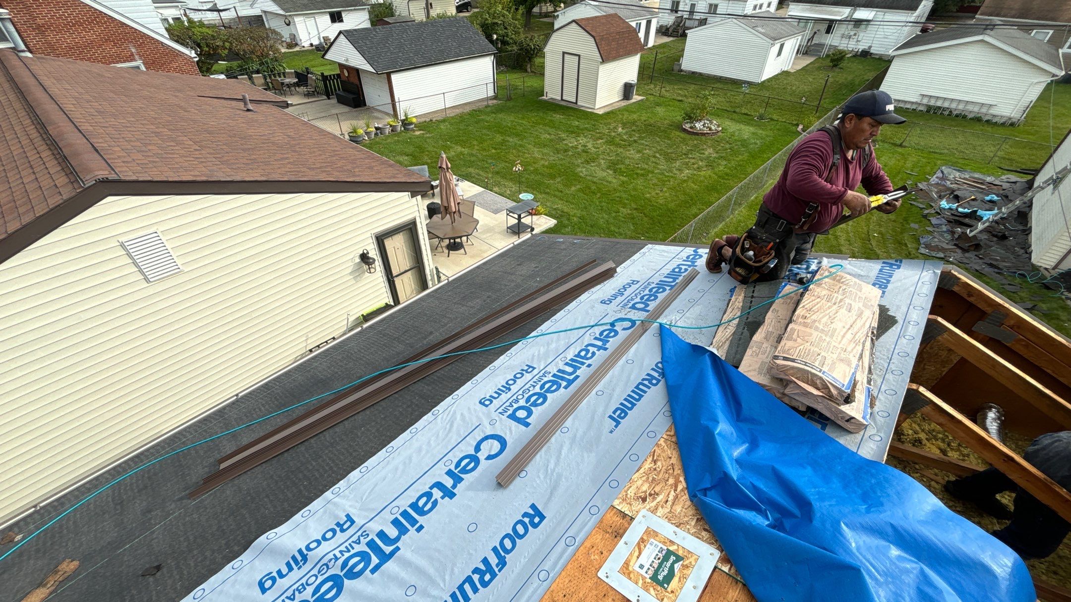 Roof Replacement using CertainTeed Landmark by 180 Contractors