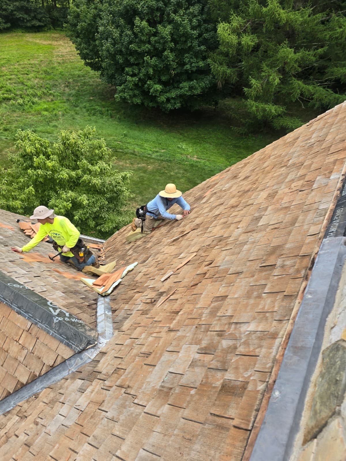 Cedar Shake Roof Restoration by Mighty Dog Roofing of Greater Middlesex County
