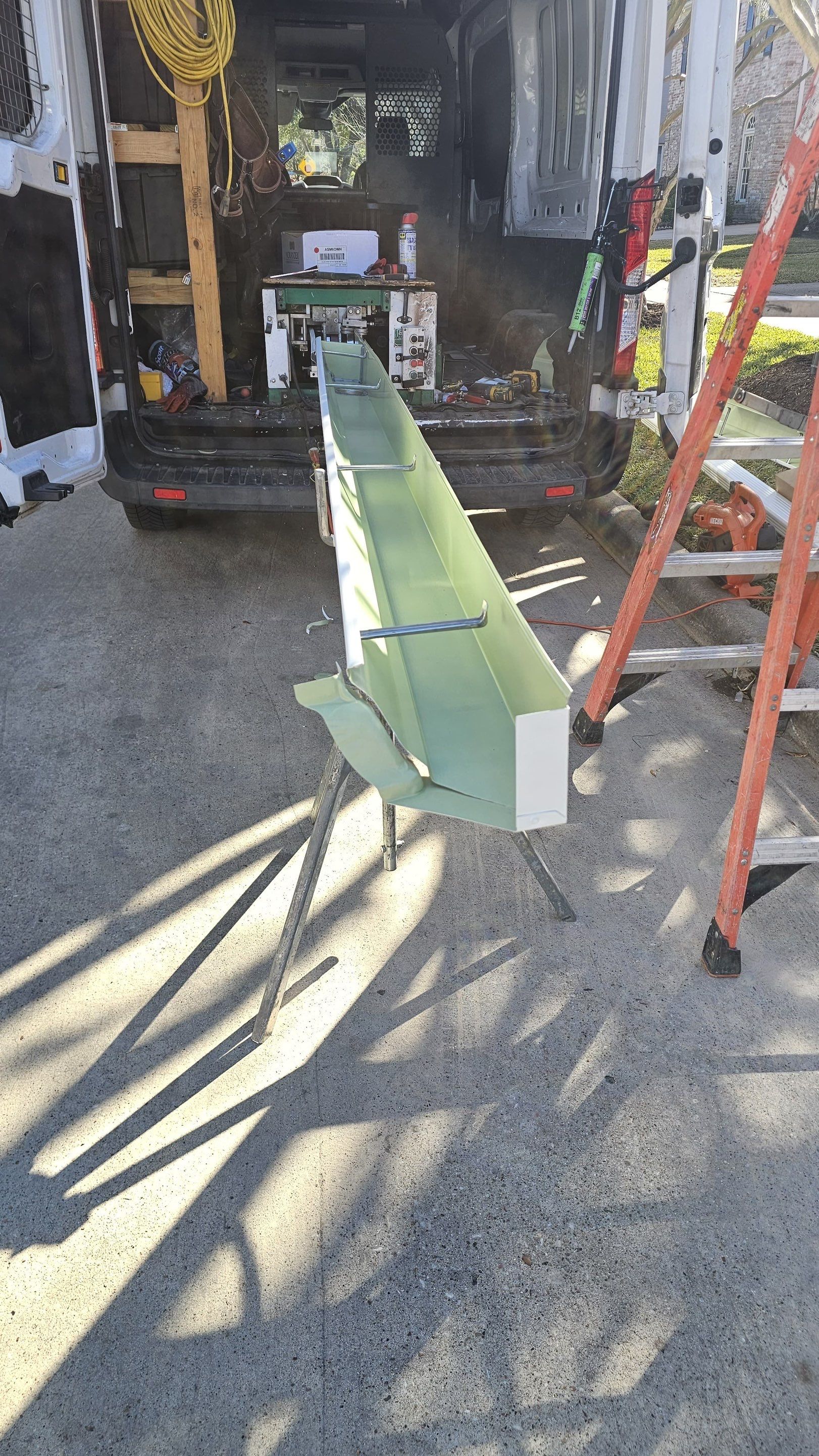 Driveway Concrete Replacement & French Drainage System by Texas Urban Elements