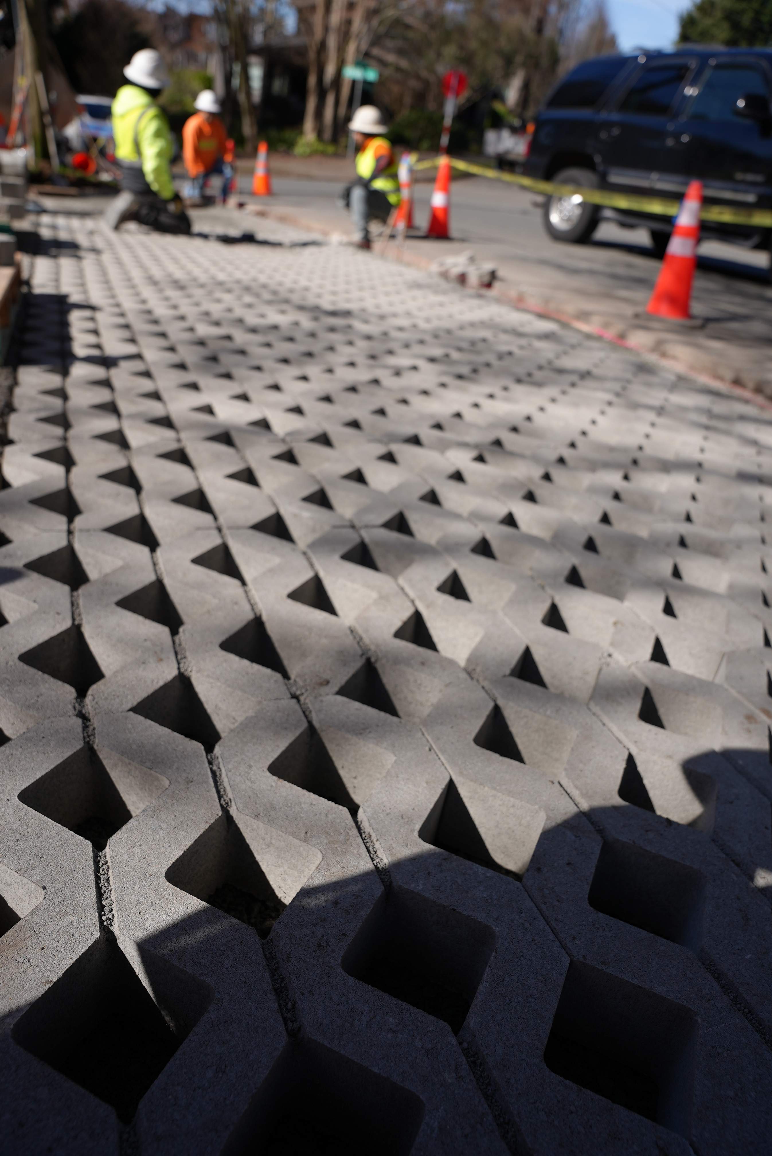 Russell | Turfstone Pavers Driveway  by Jireh Asphalt & Concrete Inc 