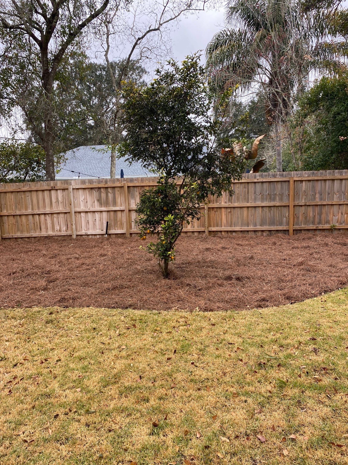 Deerwood Resident | Pine Straw Install by ProGreen Services