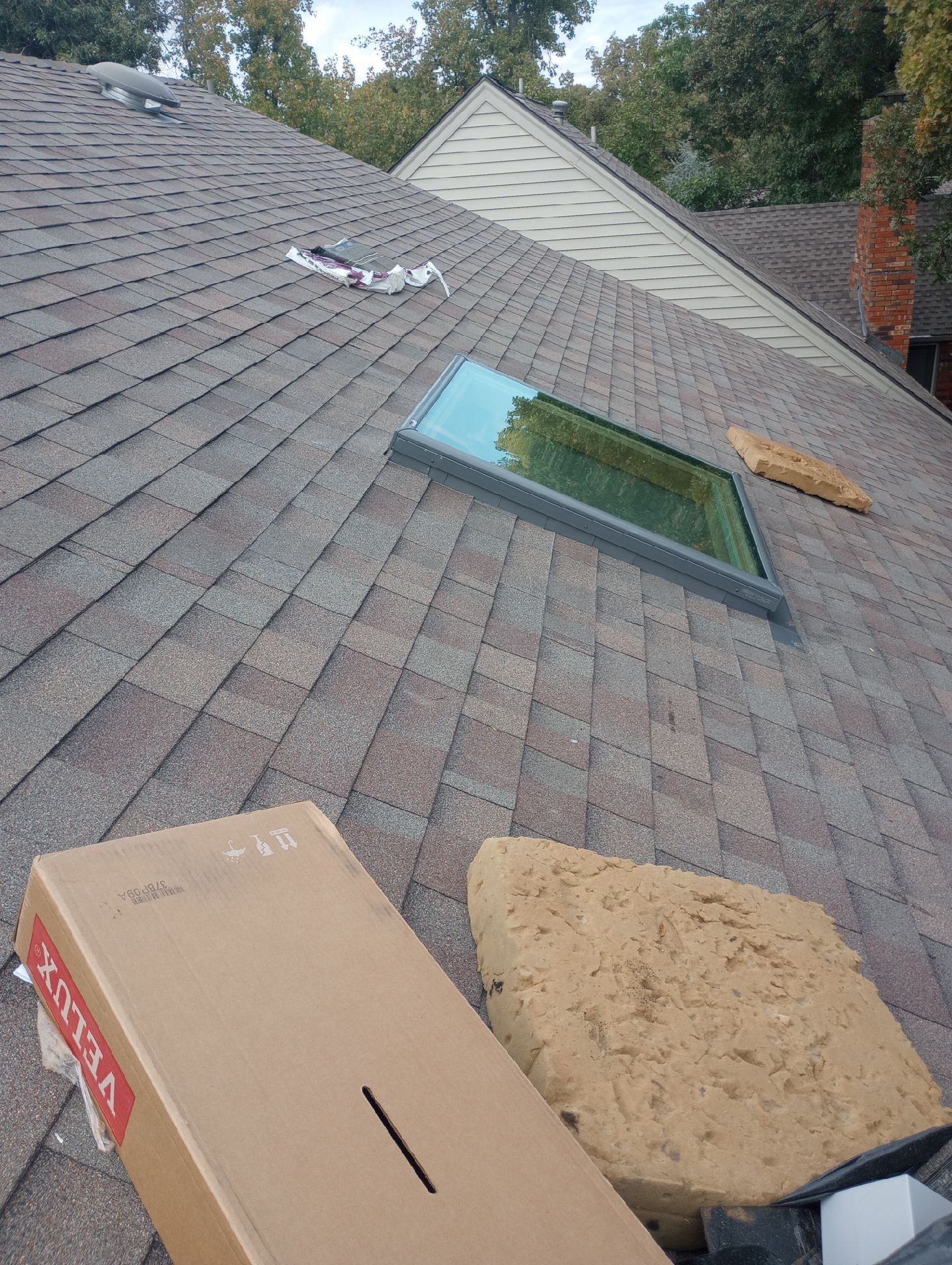 skylight replacement in Edmond by McCann's Roofing and Construction