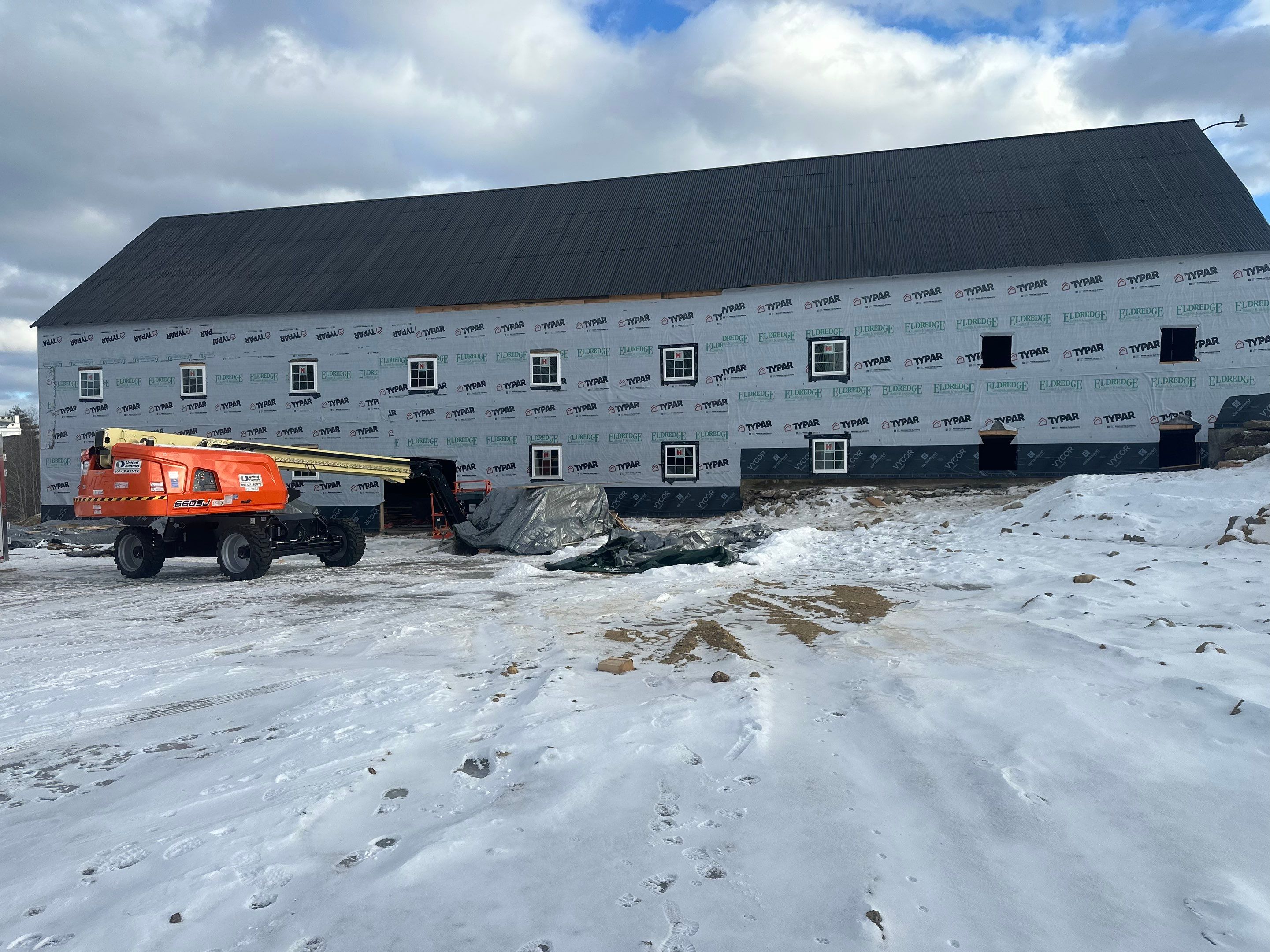Barn Restoration and Board-and-Batten Siding Installation in Hansons Ridge by B's Roofing & Construction LLC