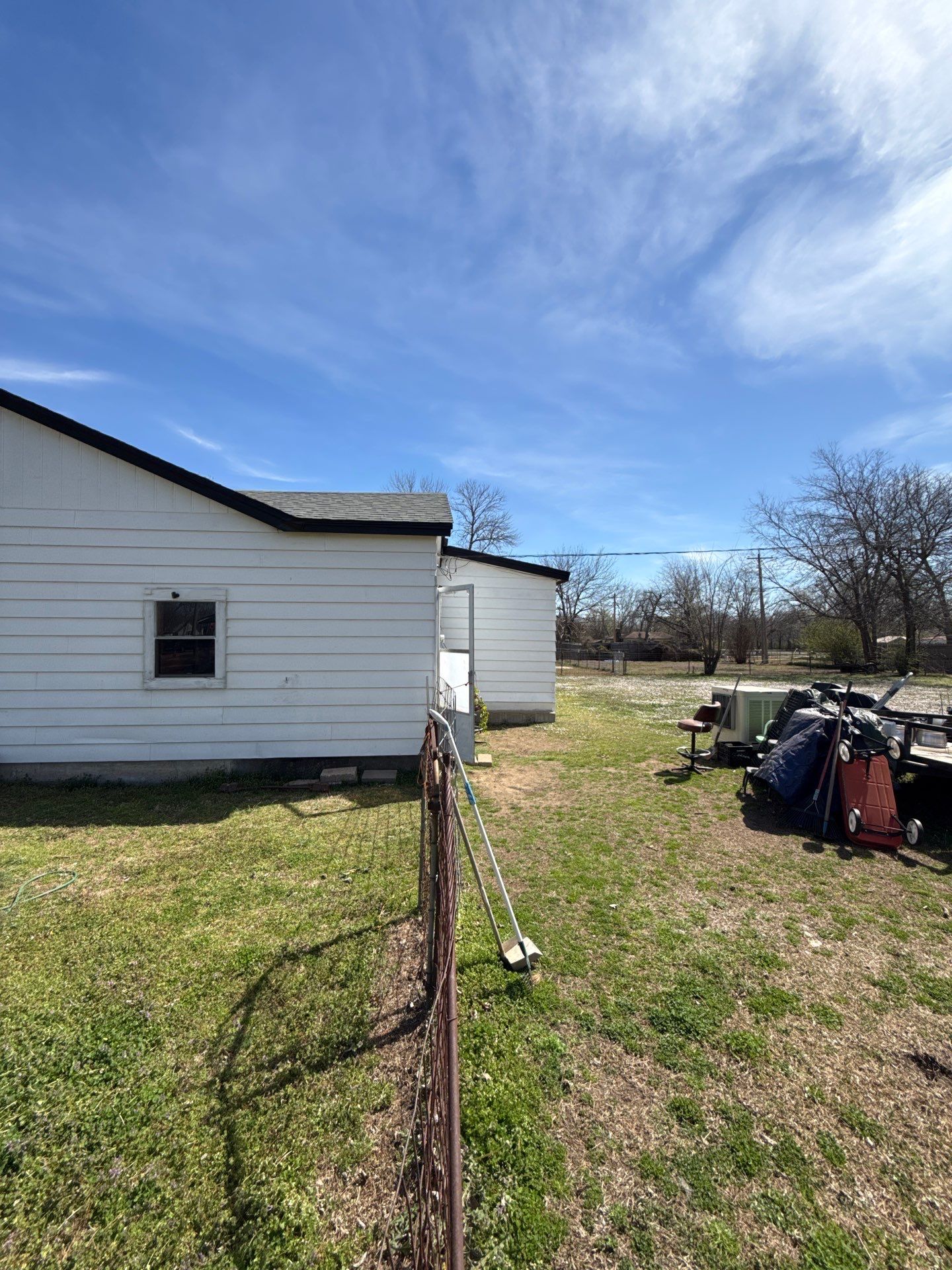 Storm damage restoration project by In & Out Construction & Remodeling, LLC
