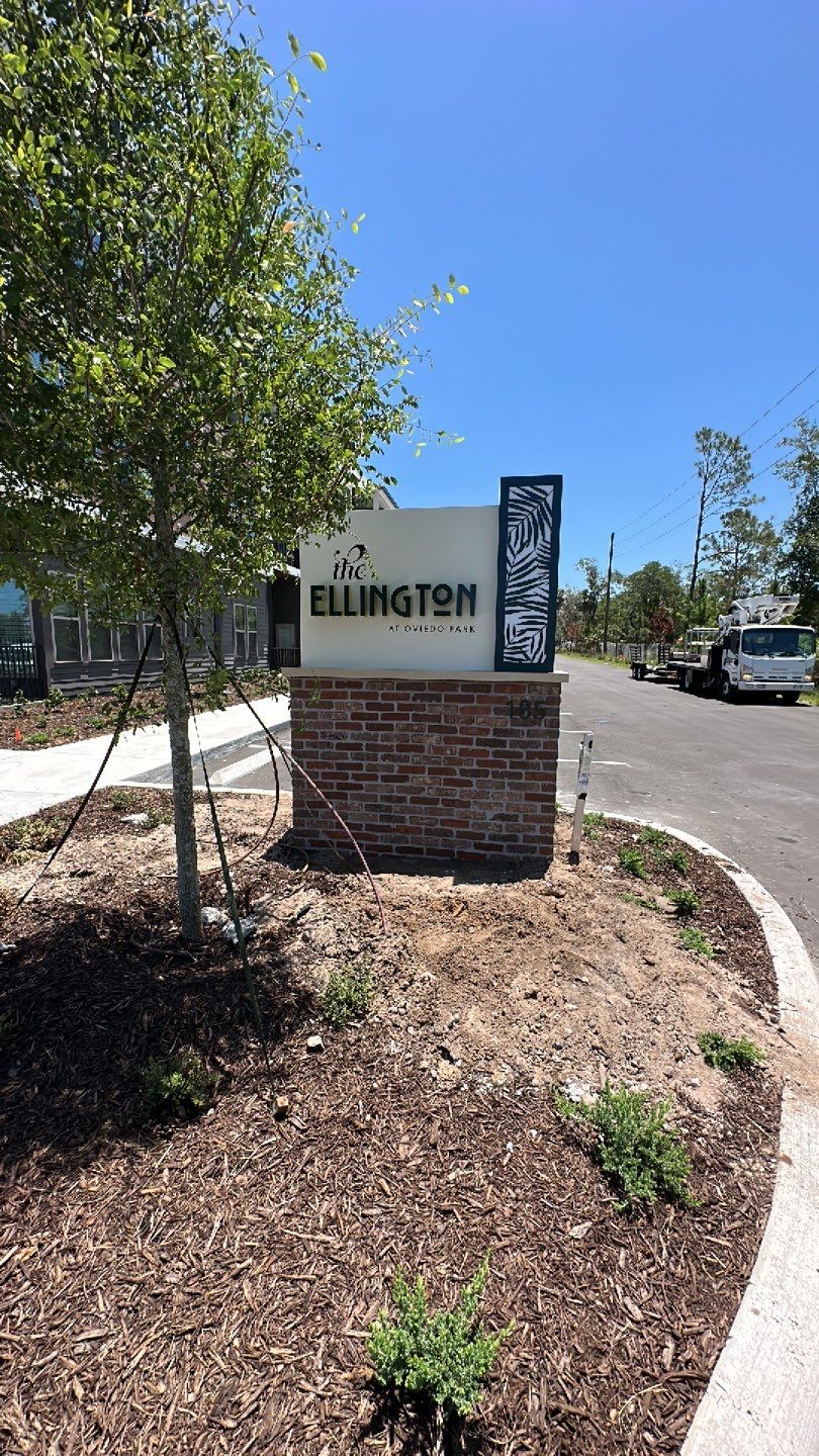 Monument Sign for Ellington by SignCrafters