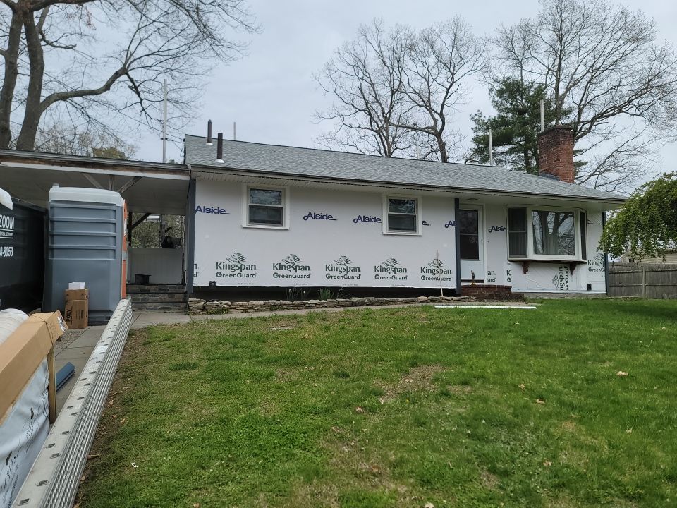 Siding Installation using Everlast Composite Siding by UBrothers Construction