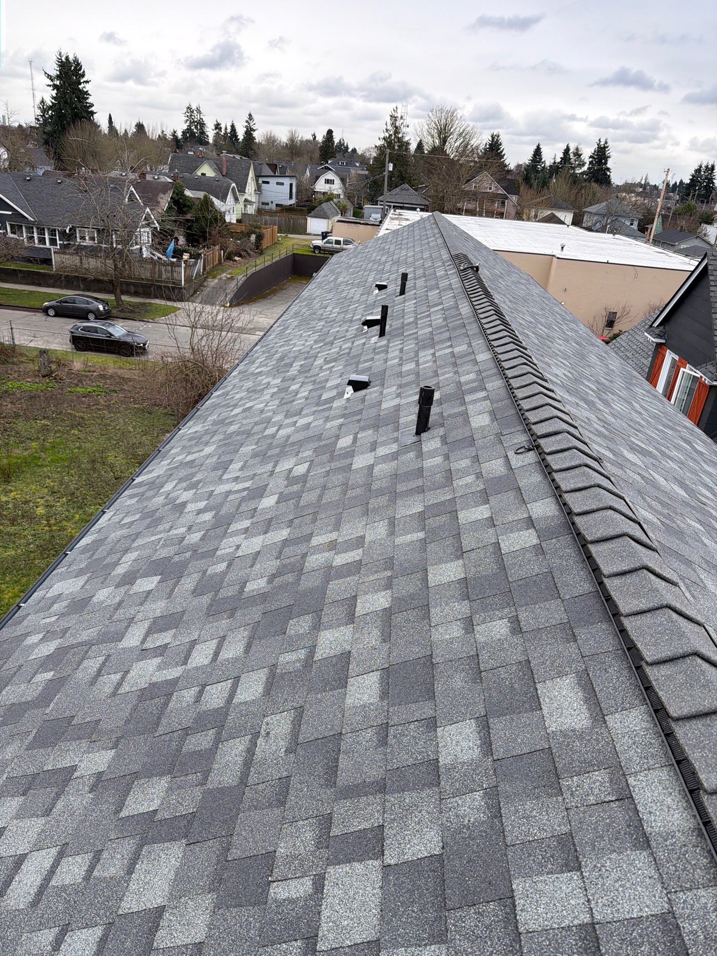 Residential Roofing Installation using GAF UHDZ Shingles by Roofing Formula LLC