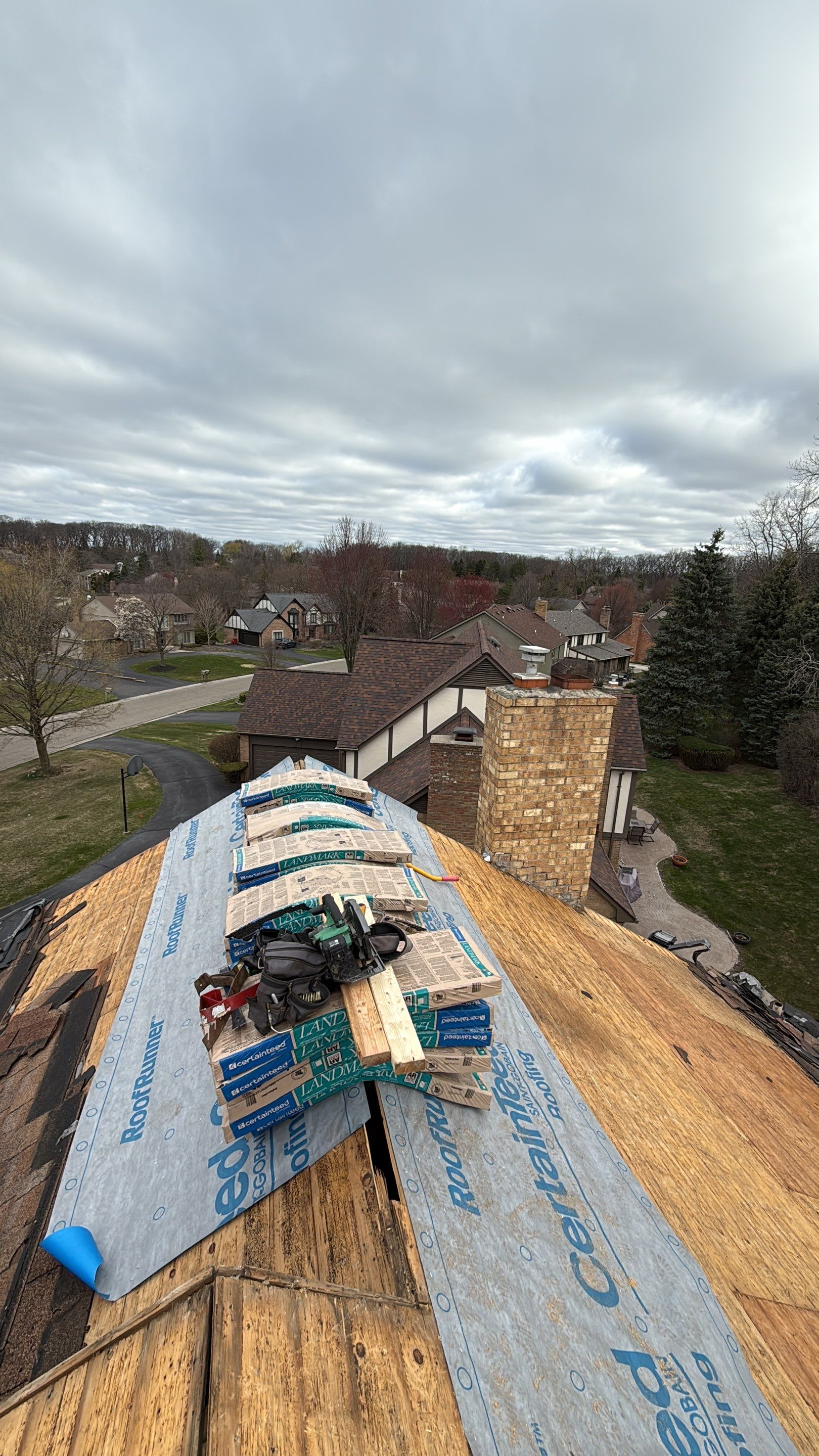 Project in West Bloomfield Township by Eave Roofing
