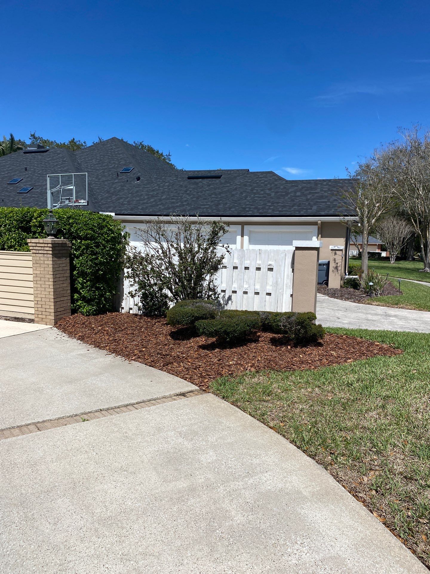 Deerwood Resident | Pine Bark Install by ProGreen Services