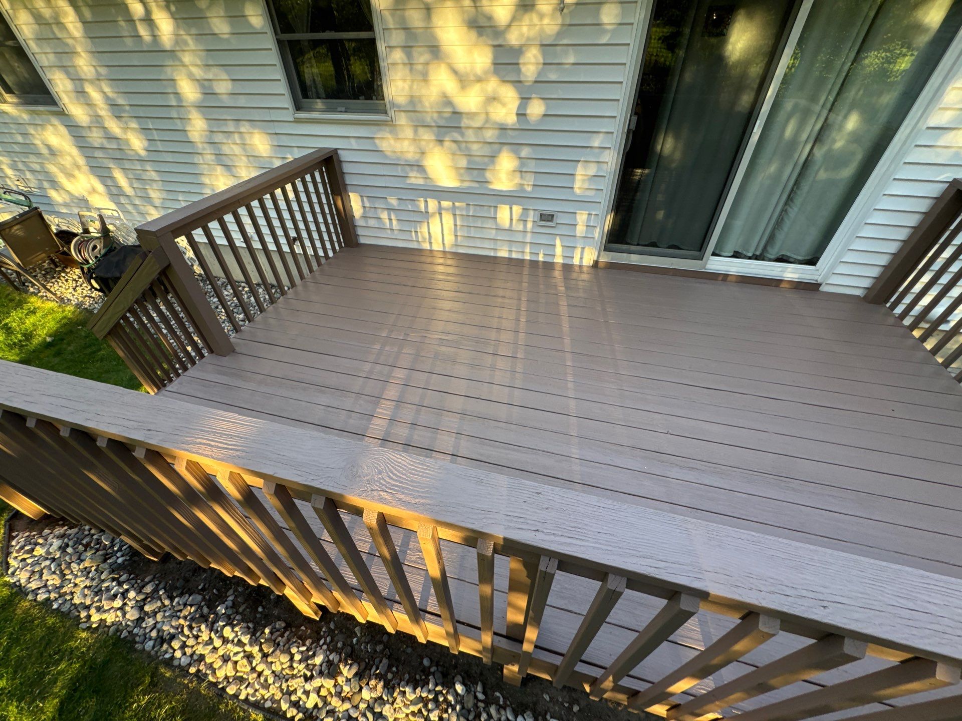 Deck Pressure Washing and Staining in Norton Shores Michigan! by Gordon Painting