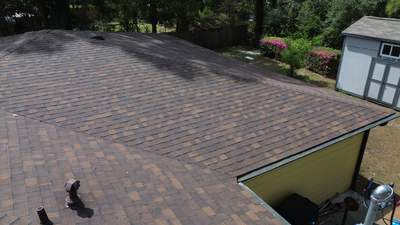 New shingle roof in Gainesville, FL