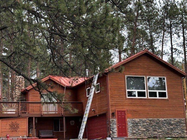 Residential Roofing Installation using Standing Seam Metal by Blue Peaks Roofing LLC 