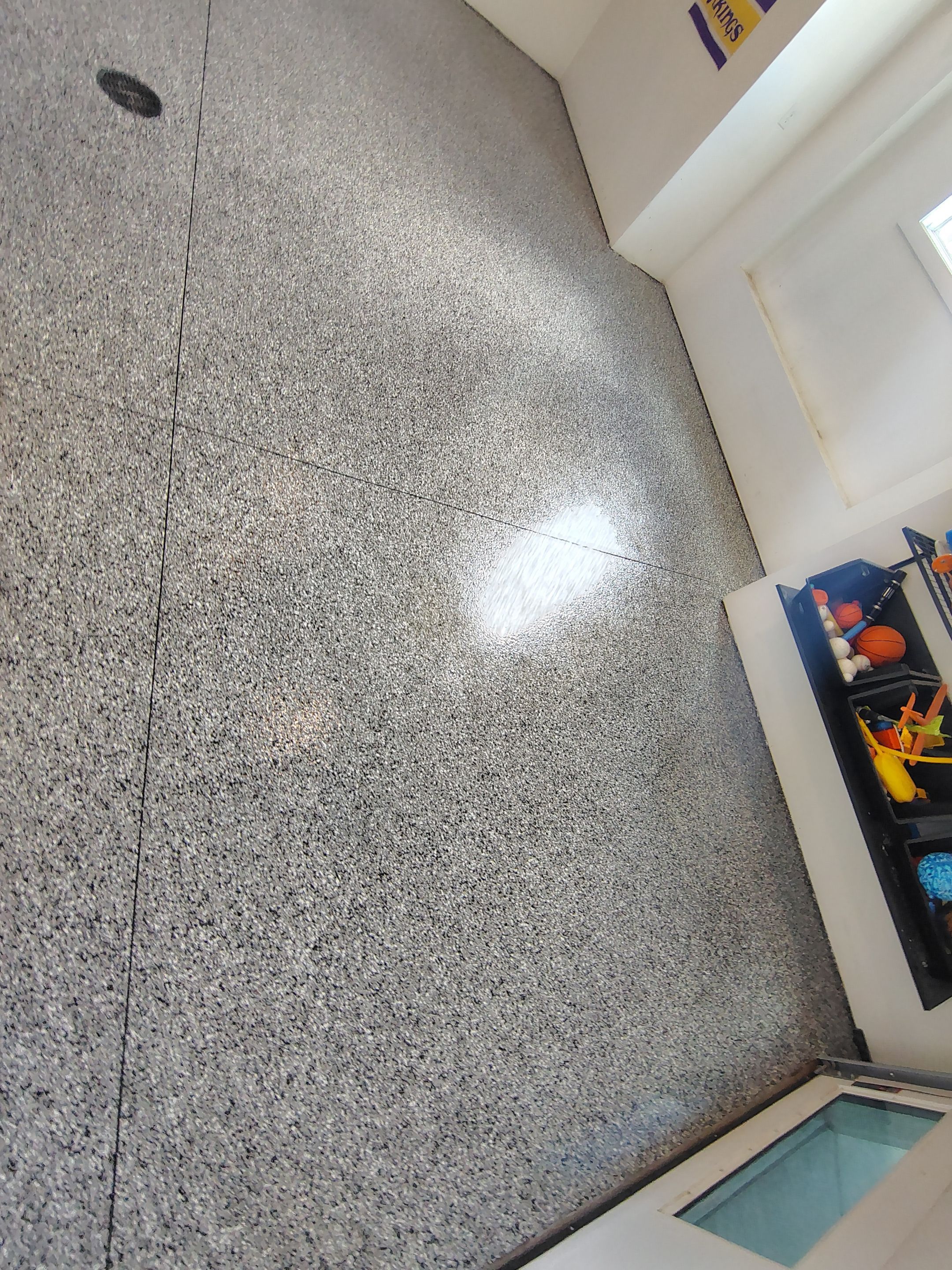 Dell Rapids Multi-Car Garage Concrete Floor Coating and Repair by Select Painting, Coatings & Garage Cabinets
