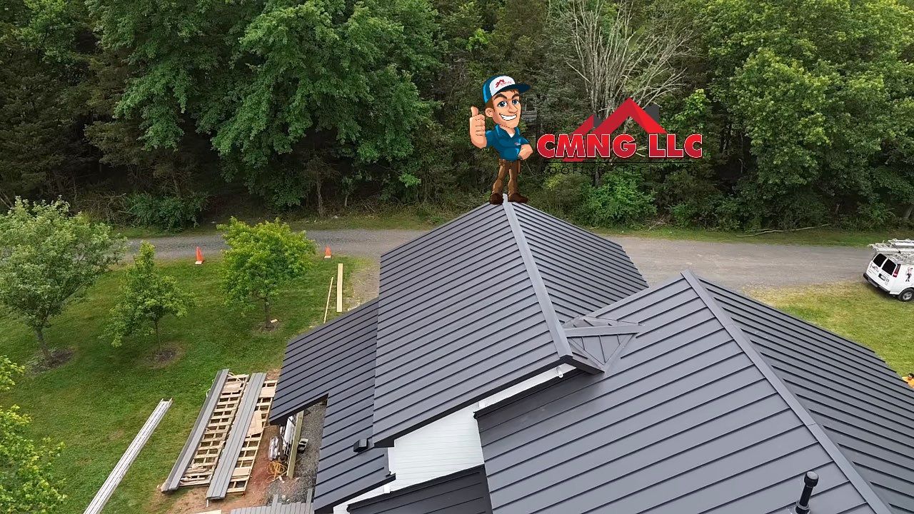 Gorgeous Standing Seam Roof Color Black by CMNG LLC