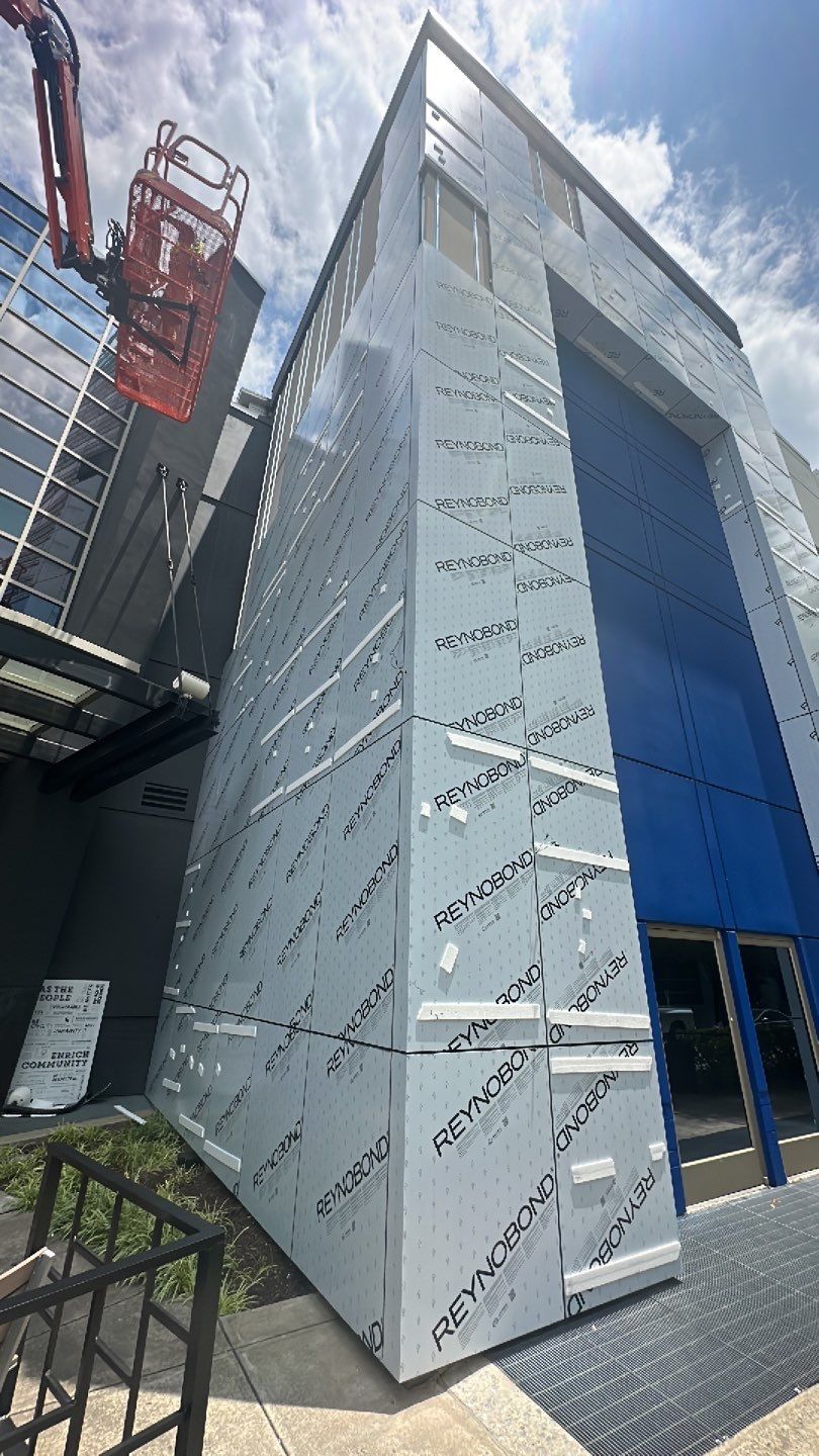 Exterior Installation using ACM Composite Panels by Infinity Metal Systems