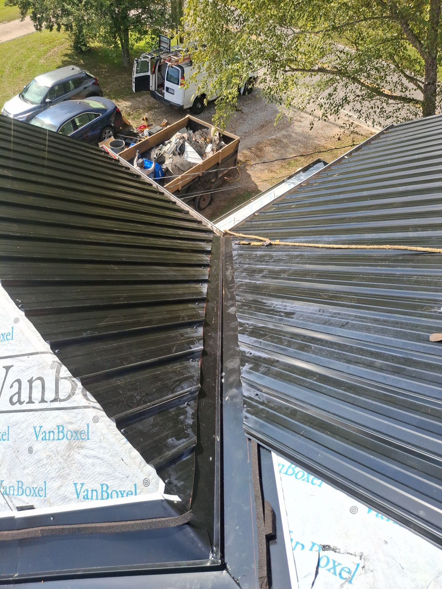 Residential Roofing Installation using Metal by Rainstoppers Roofing