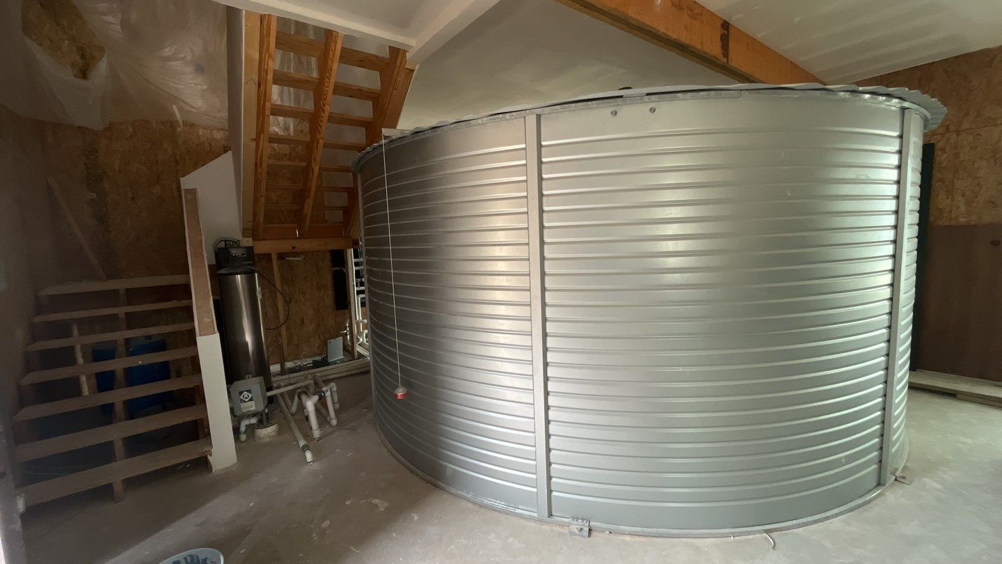 Inside a structure? No problem! by Hill Country Rain Water
