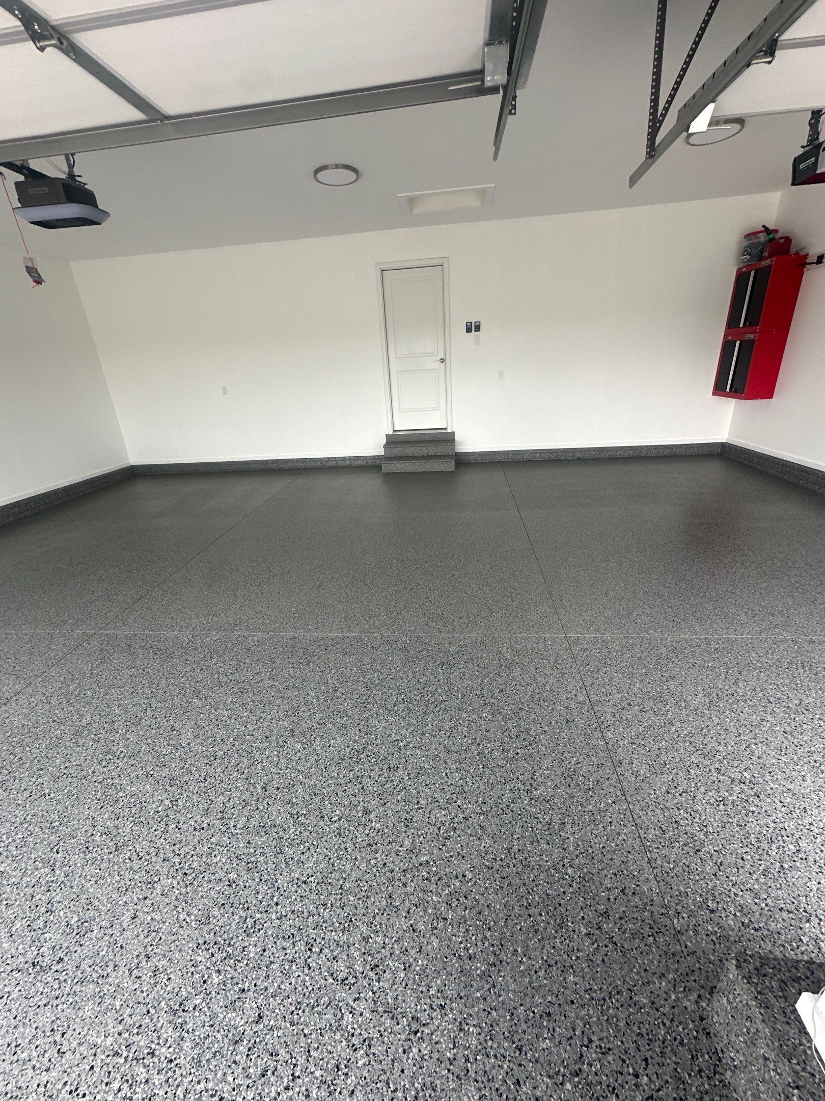 New Garage - Perfect Timing Before 🏈 Season! by Revival Concrete Coatings