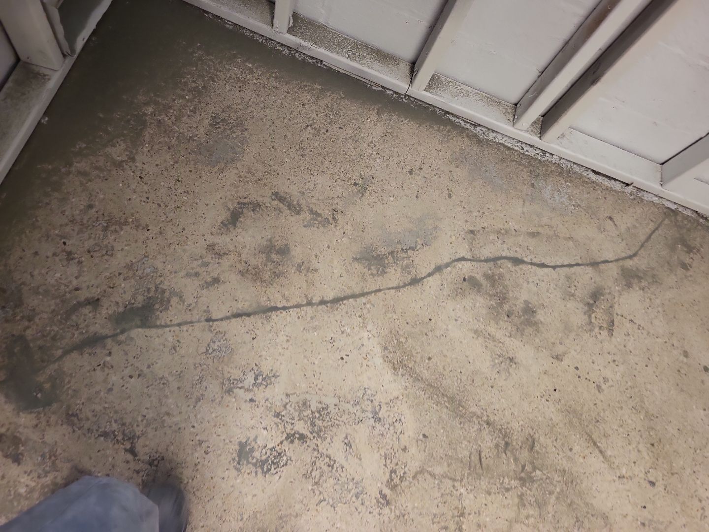 Basement Concrete Floor Coating with Penntek Flake System by Spectrum Painting, LLC