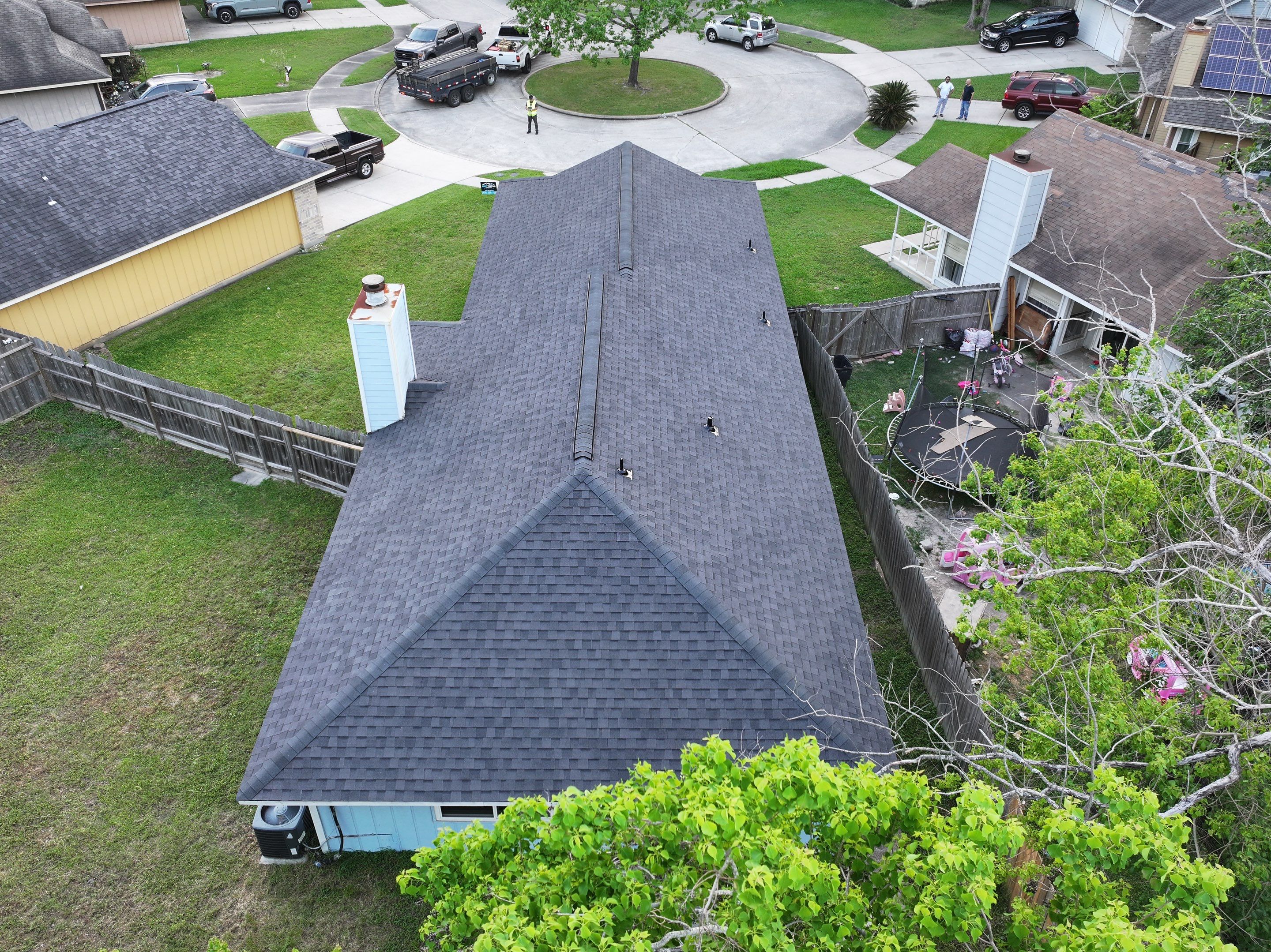 Residential Roofing Installation using CertainTeed Landmark Shingles by Abbott Roofing Company