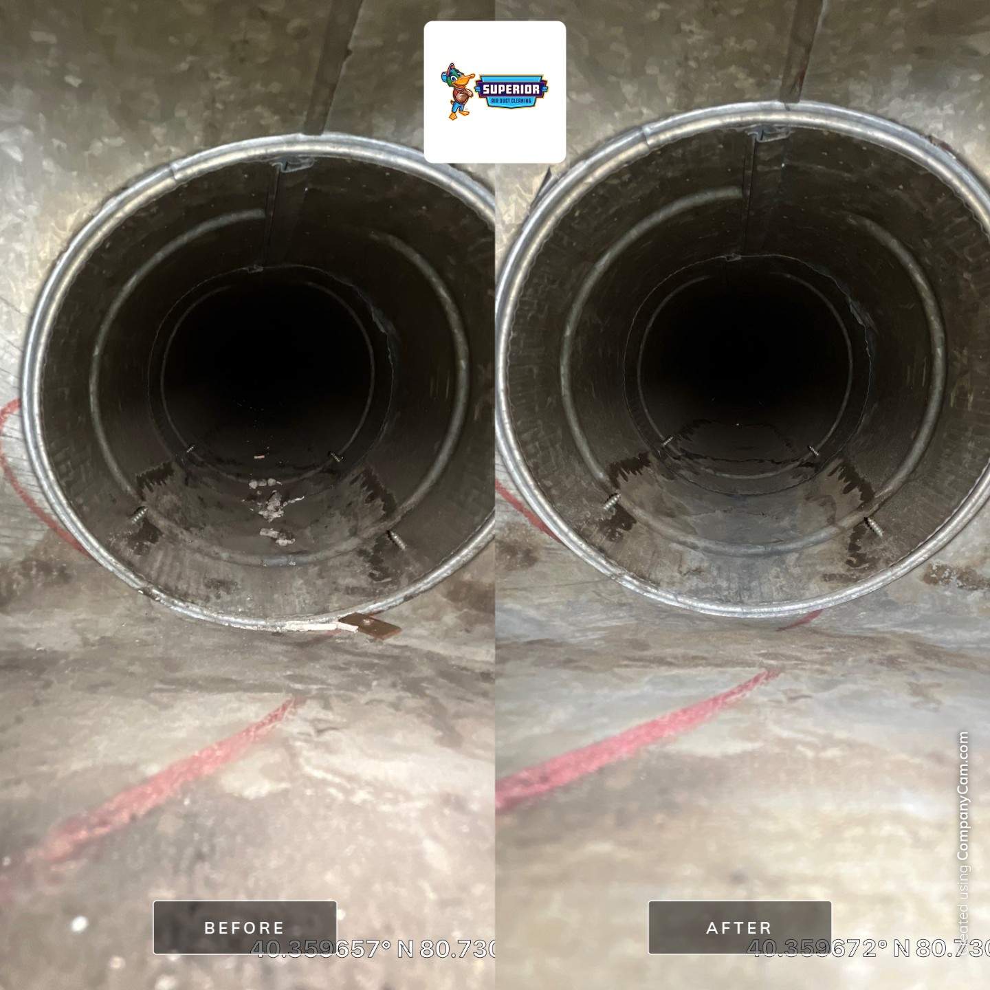 Air Duct Cleaning With a Vacuum Truck in Wintersville, OH by Superior Air Duct Cleaning