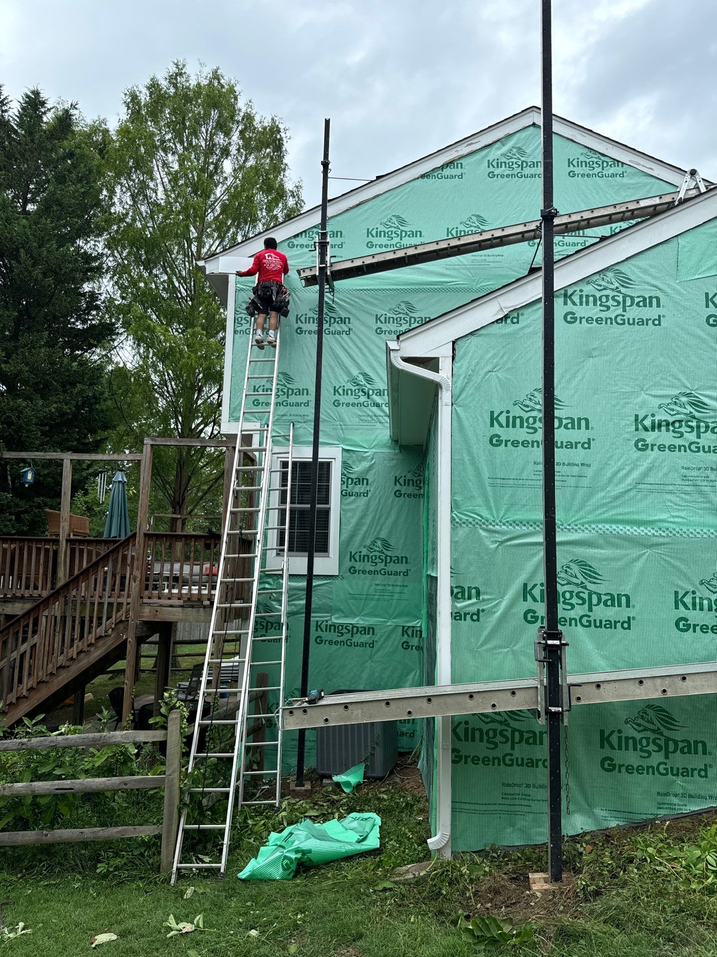 New Prodigy siding with One-piece insulated siding system & Exterior painting   by Alpha Design Services