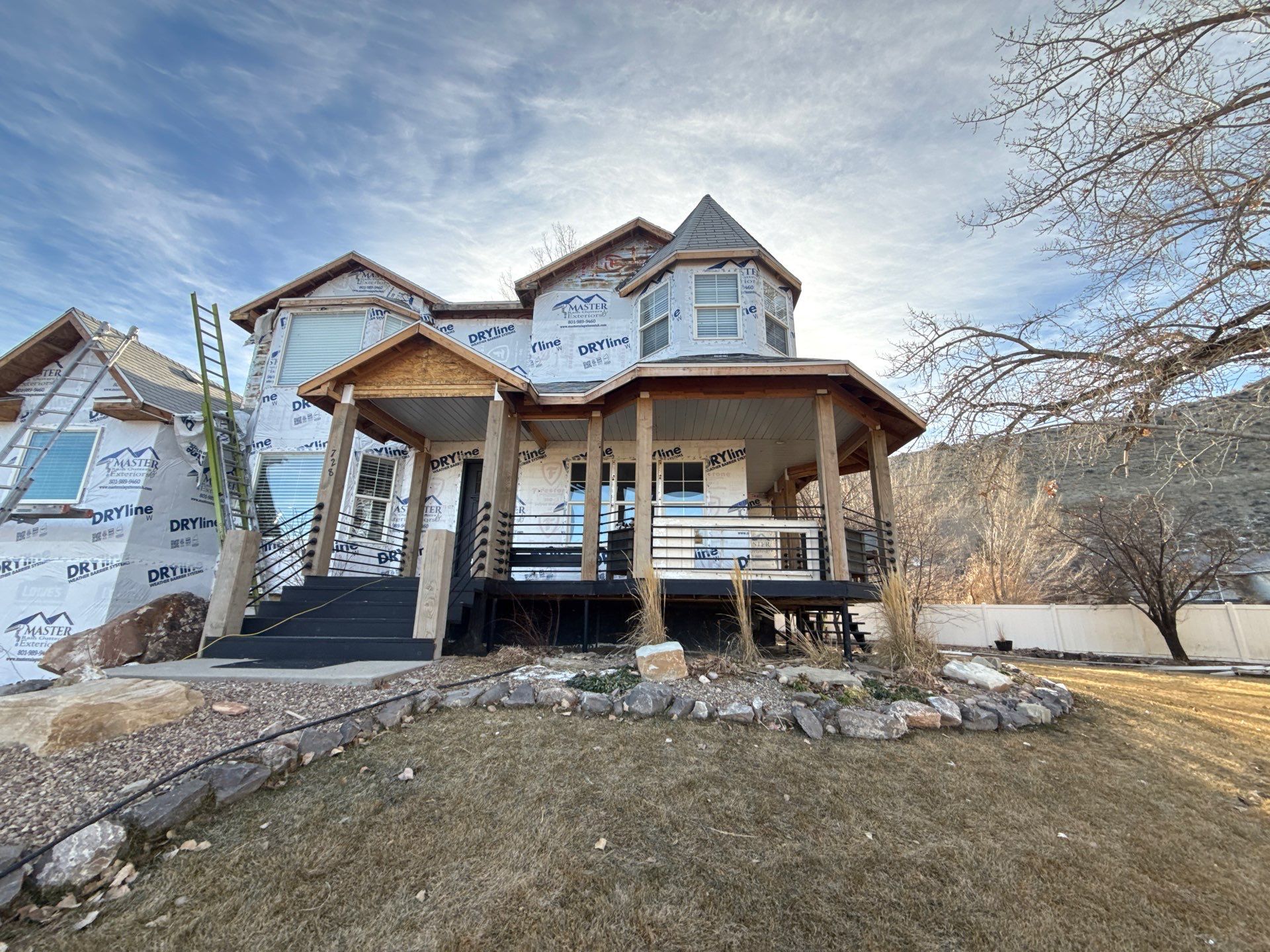 Project in Duchesne by Master Rain Gutters.
